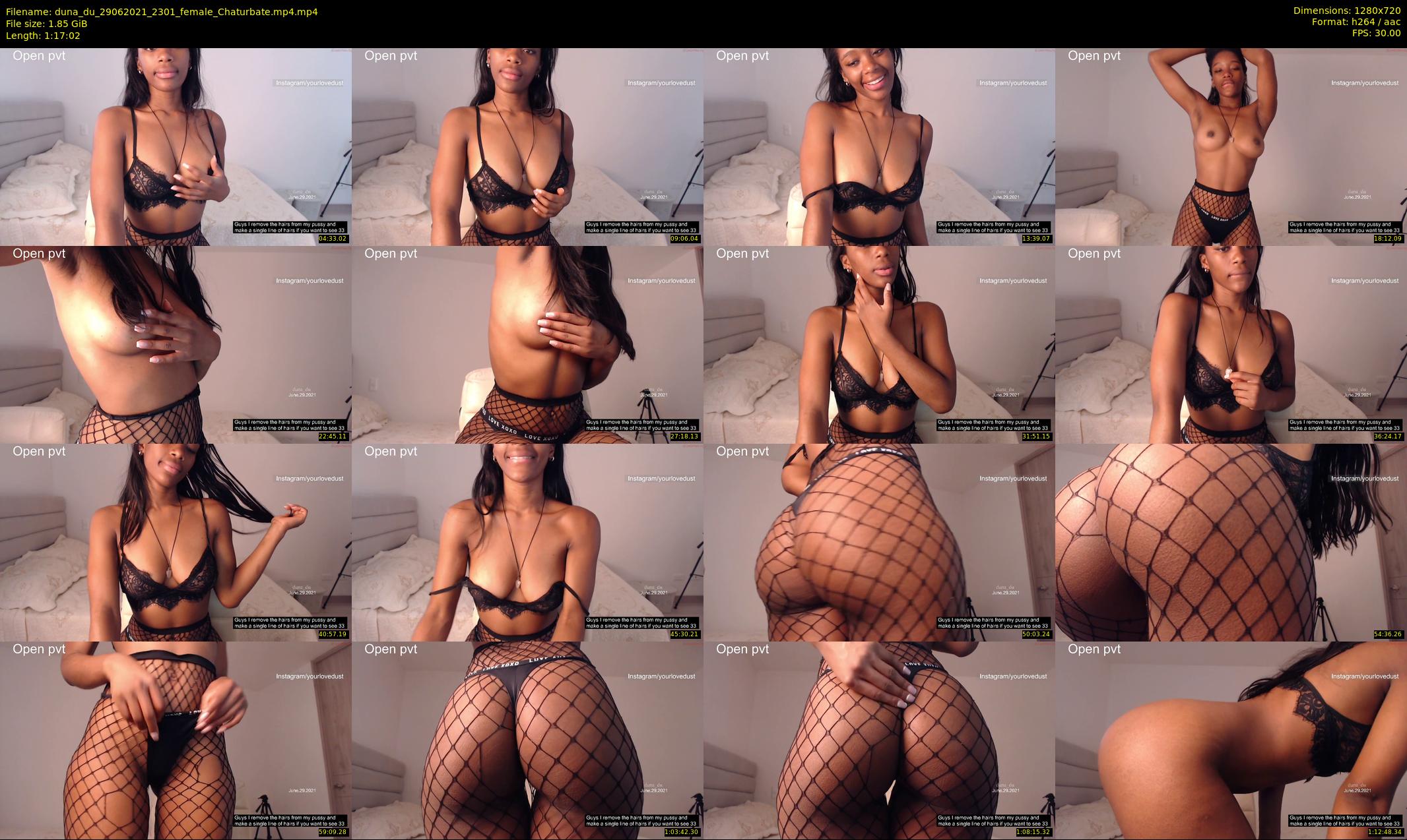 duna_du — 78 minute Chaturbate female cam show recording, 720p, Jun 29, 2021