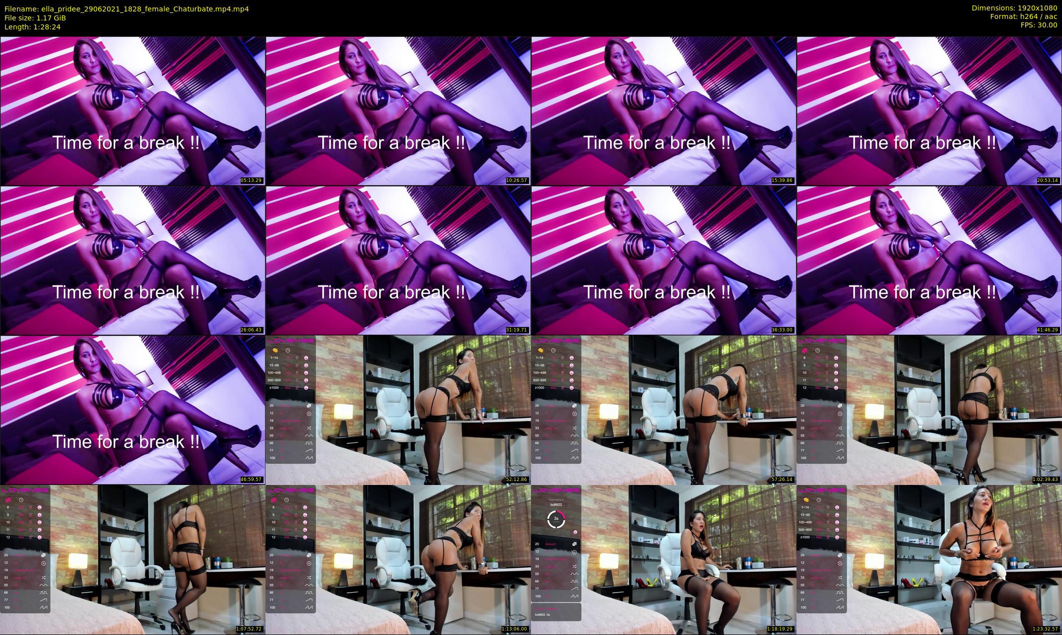 ella_pridee — 89 minute Chaturbate female cam show recording, 1080p, Jun 29, 2021