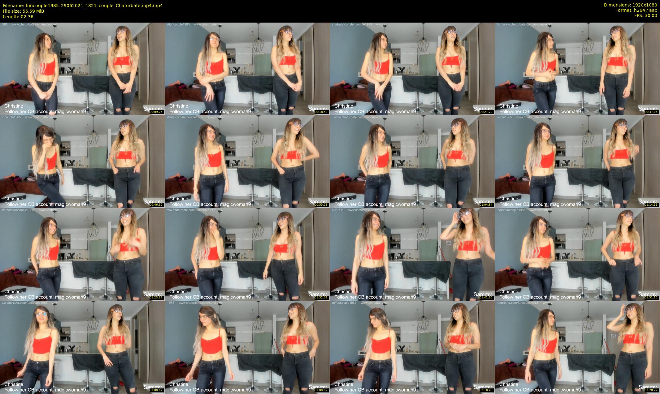 funcouple1985 — 3 minute Chaturbate couple cam show recording, 1080p, Jun 29, 2021