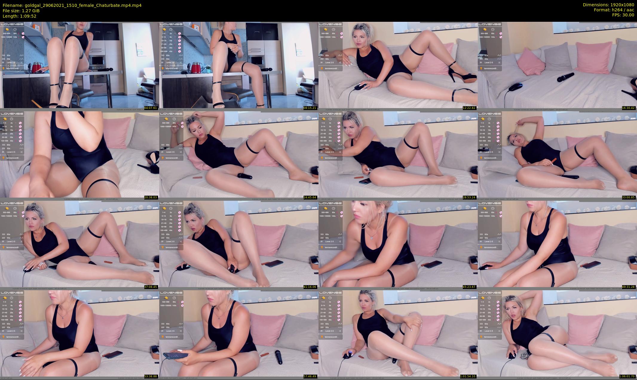 goldgal — 70 minute Chaturbate female cam show recording, 1080p, Jun 29, 2021