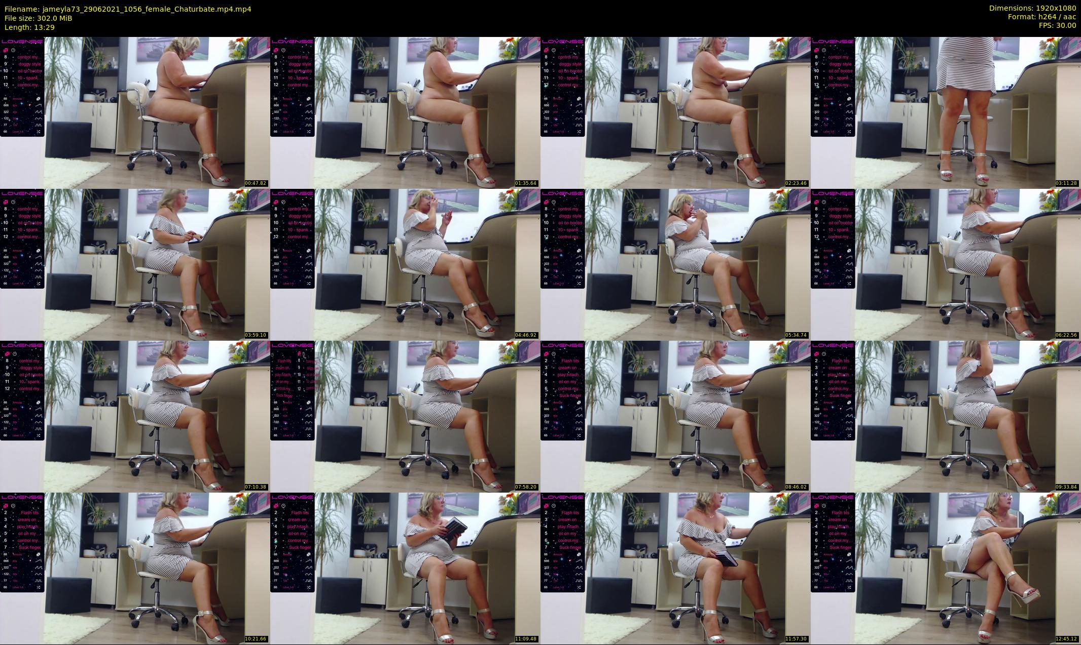 jameyla73 — 14 minute Chaturbate female cam show recording, 1080p, Jun 29, 2021