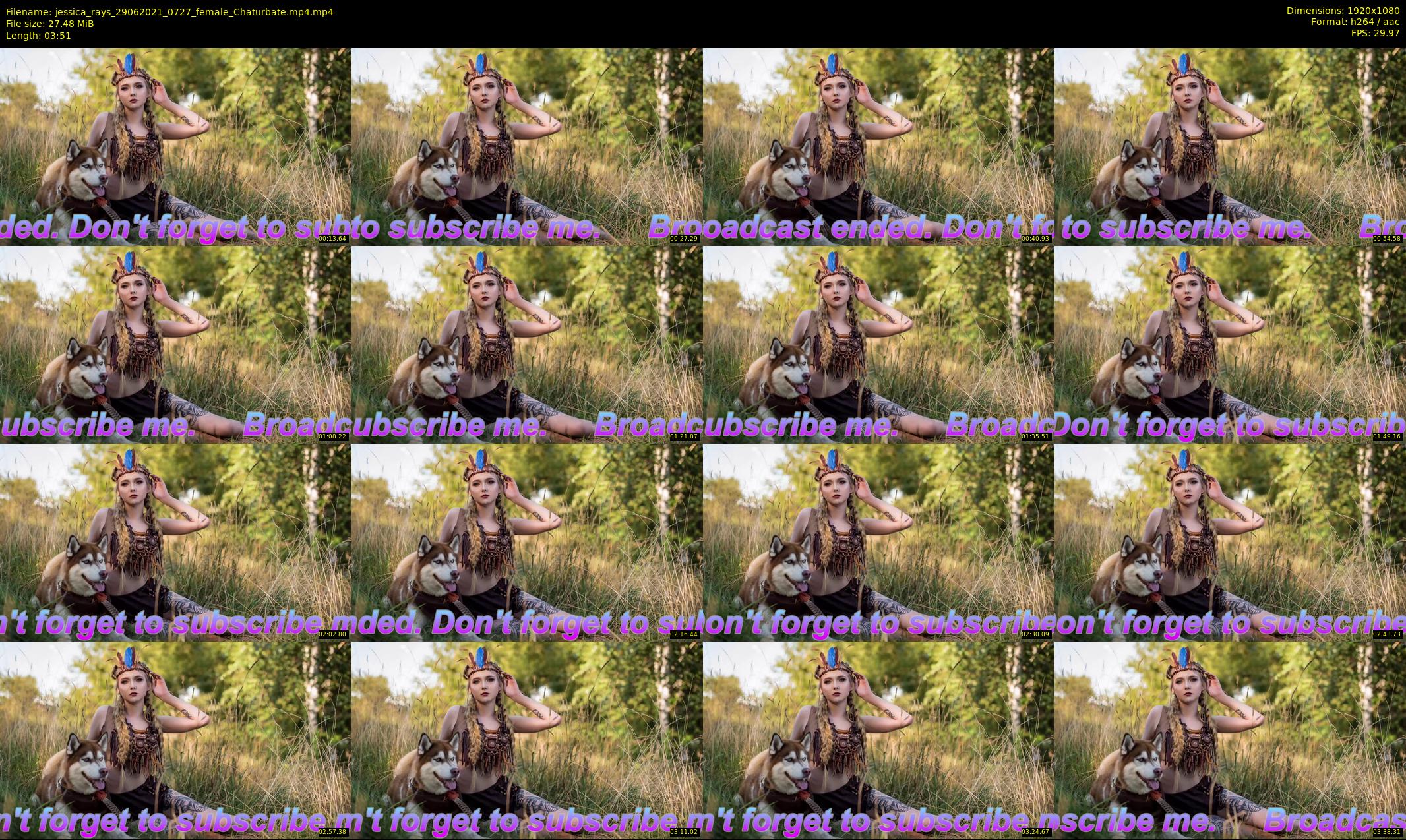 jessica_rays — 4 minute Chaturbate couple cam show recording, 1080p, Jun 29, 2021