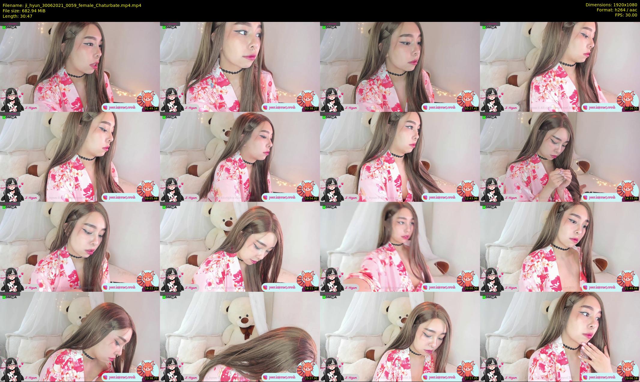 ji_hyun — 31 minute Chaturbate female cam show recording, 1080p, Jun 30, 2021