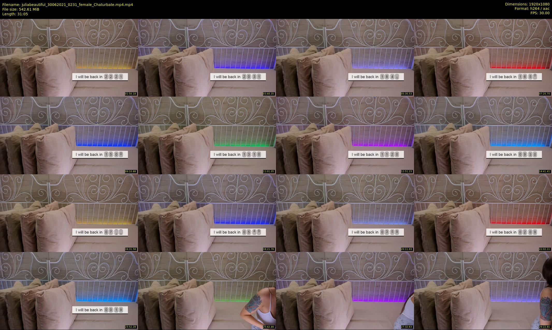 juliabeautiful — 32 minute Chaturbate female cam show recording, 1080p, Jun 30, 2021