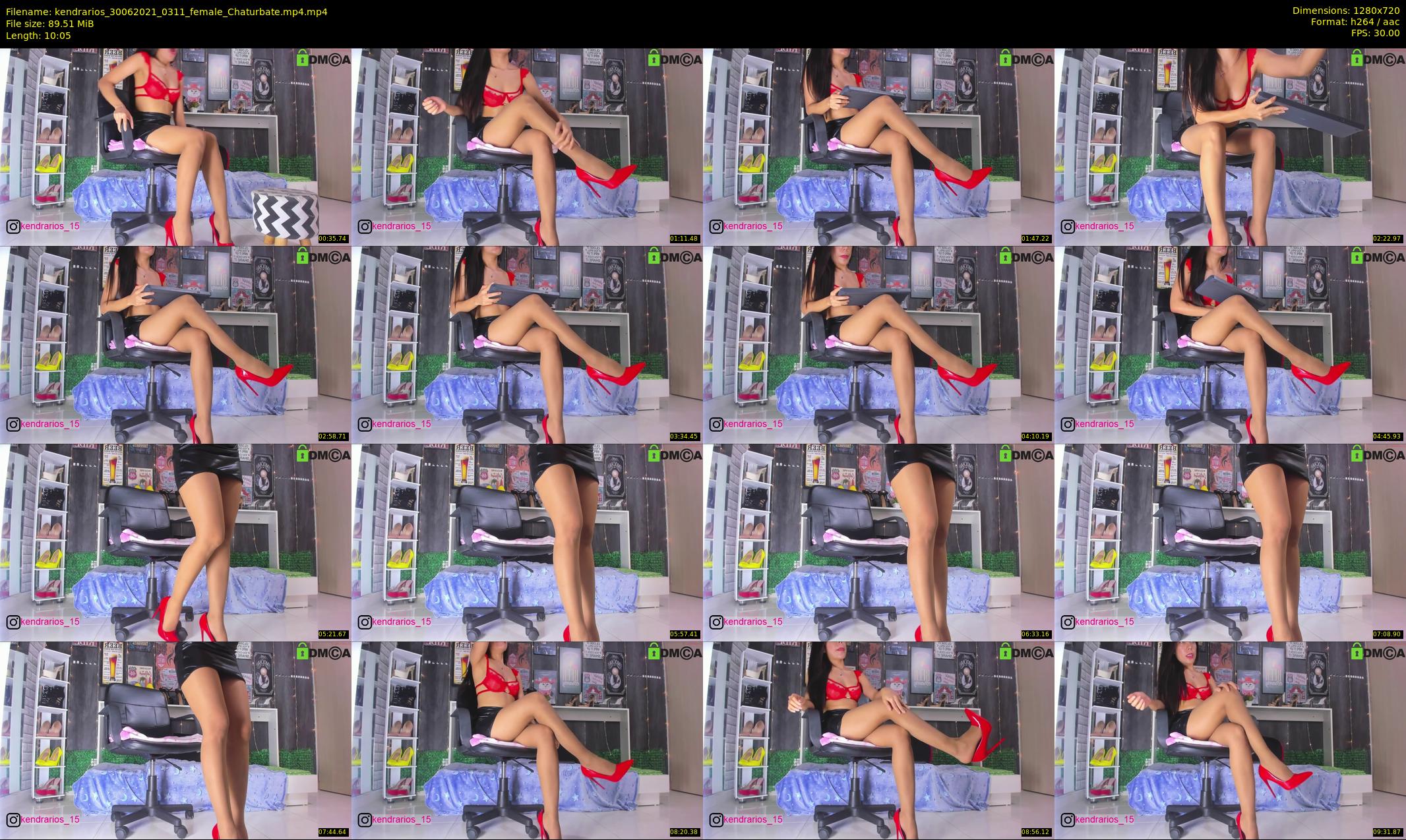 kendrarios — 11 minute Chaturbate female cam show recording, 720p, Jun 30, 2021