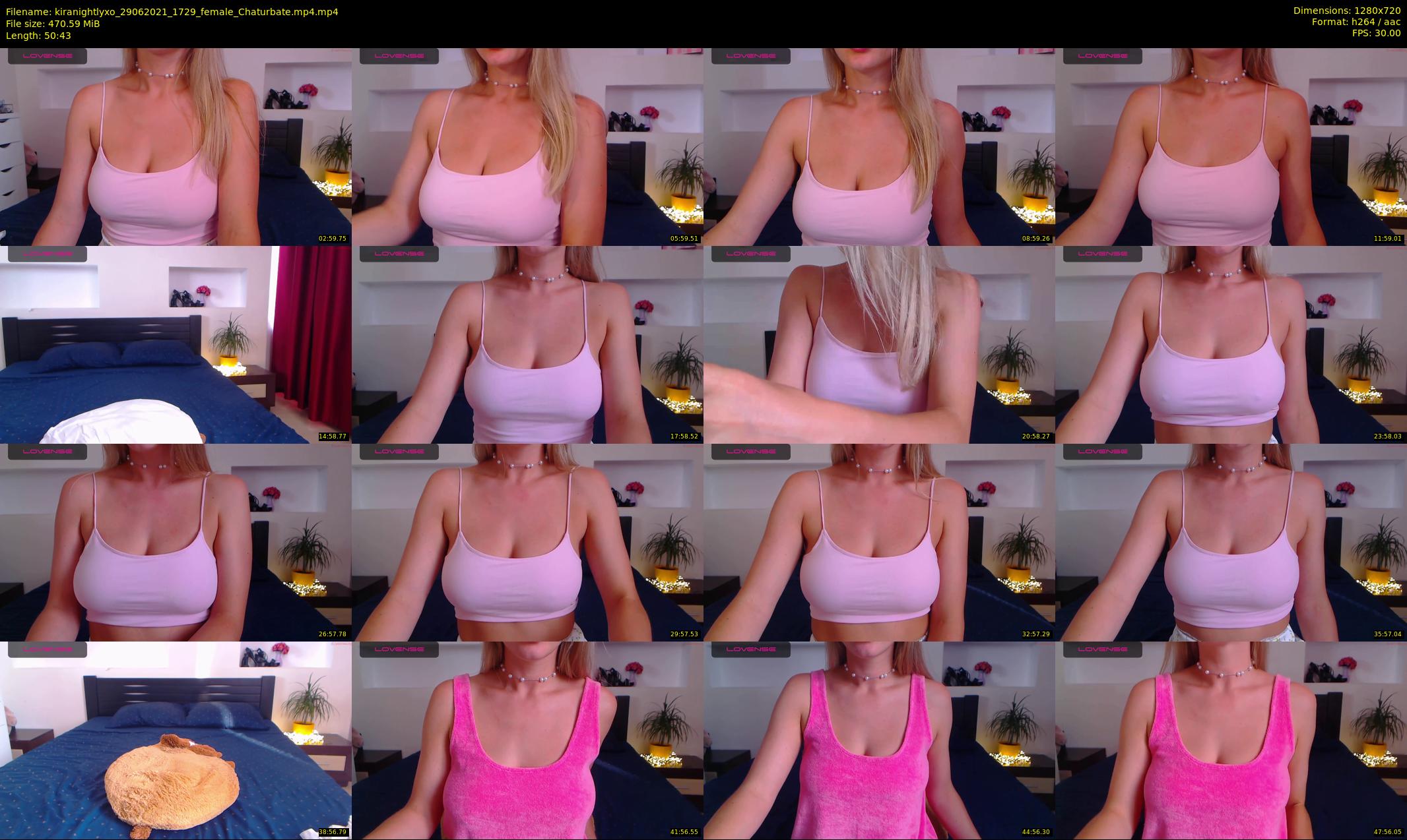 kiranightlyxo — 51 minute Chaturbate female cam show recording, 720p, Jun 29, 2021