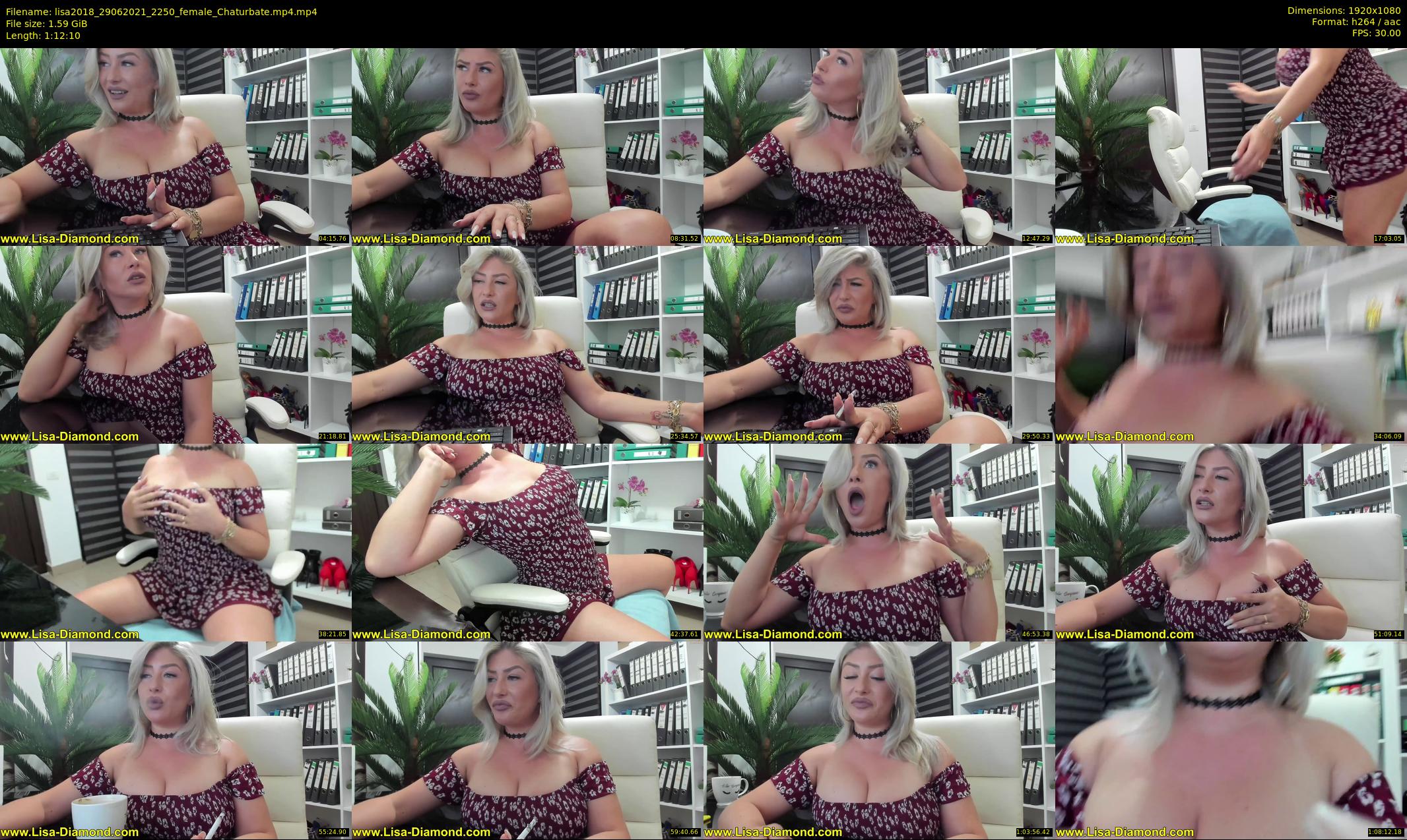lisa2018 — 73 minute Chaturbate female cam show recording, 1080p, Jun 29, 2021