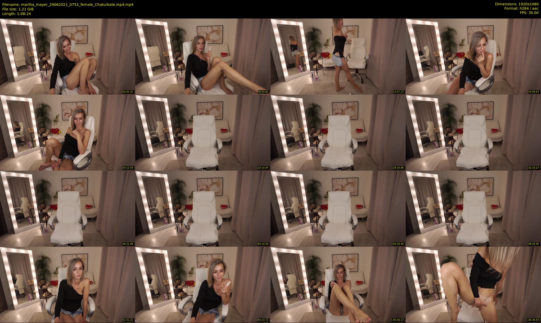 martha_mayer — 69 minute Chaturbate female cam show recording, 1080p, Jun 29, 2021