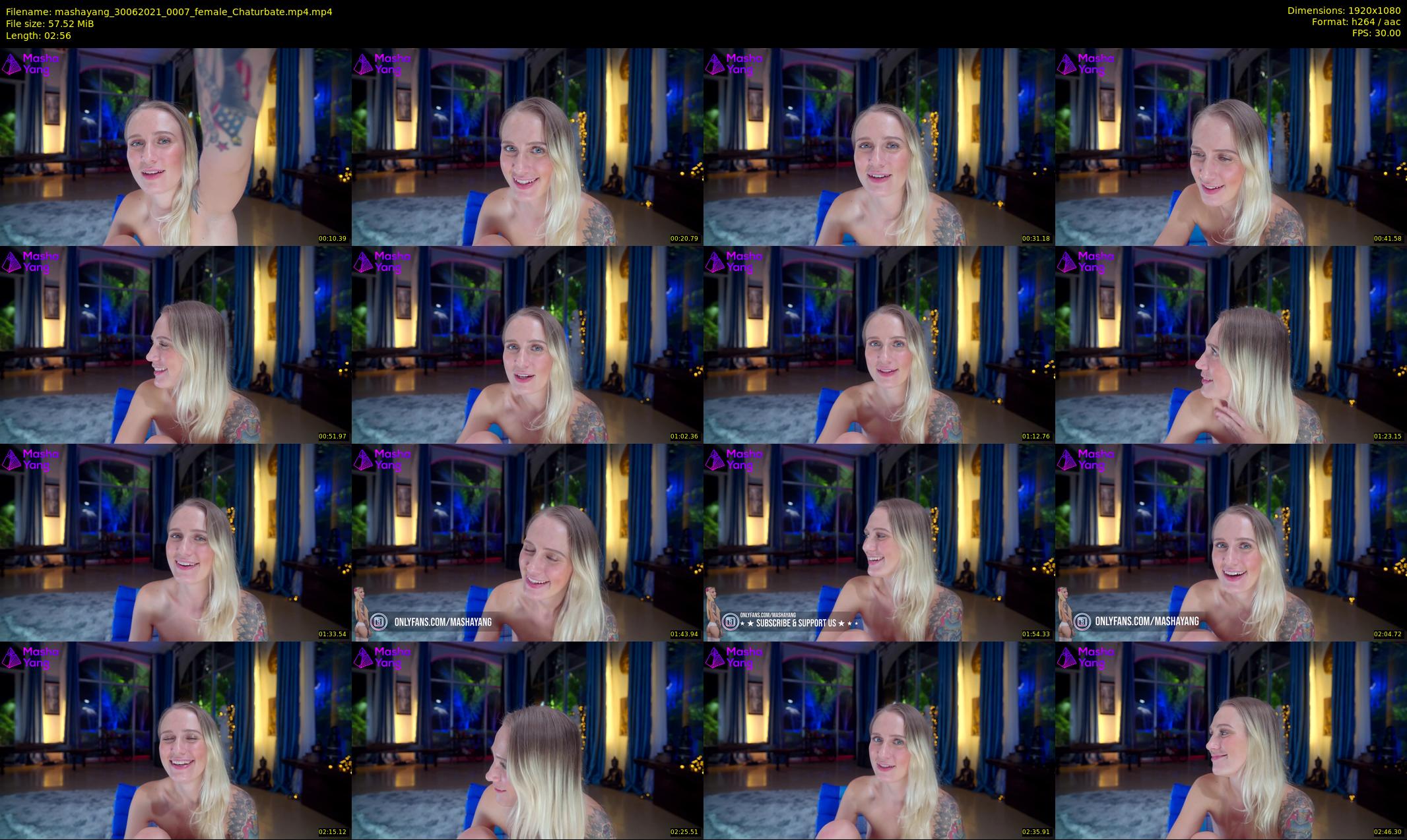 mashayang — 3 minute Chaturbate female cam show recording, 1080p, Jun 30, 2021