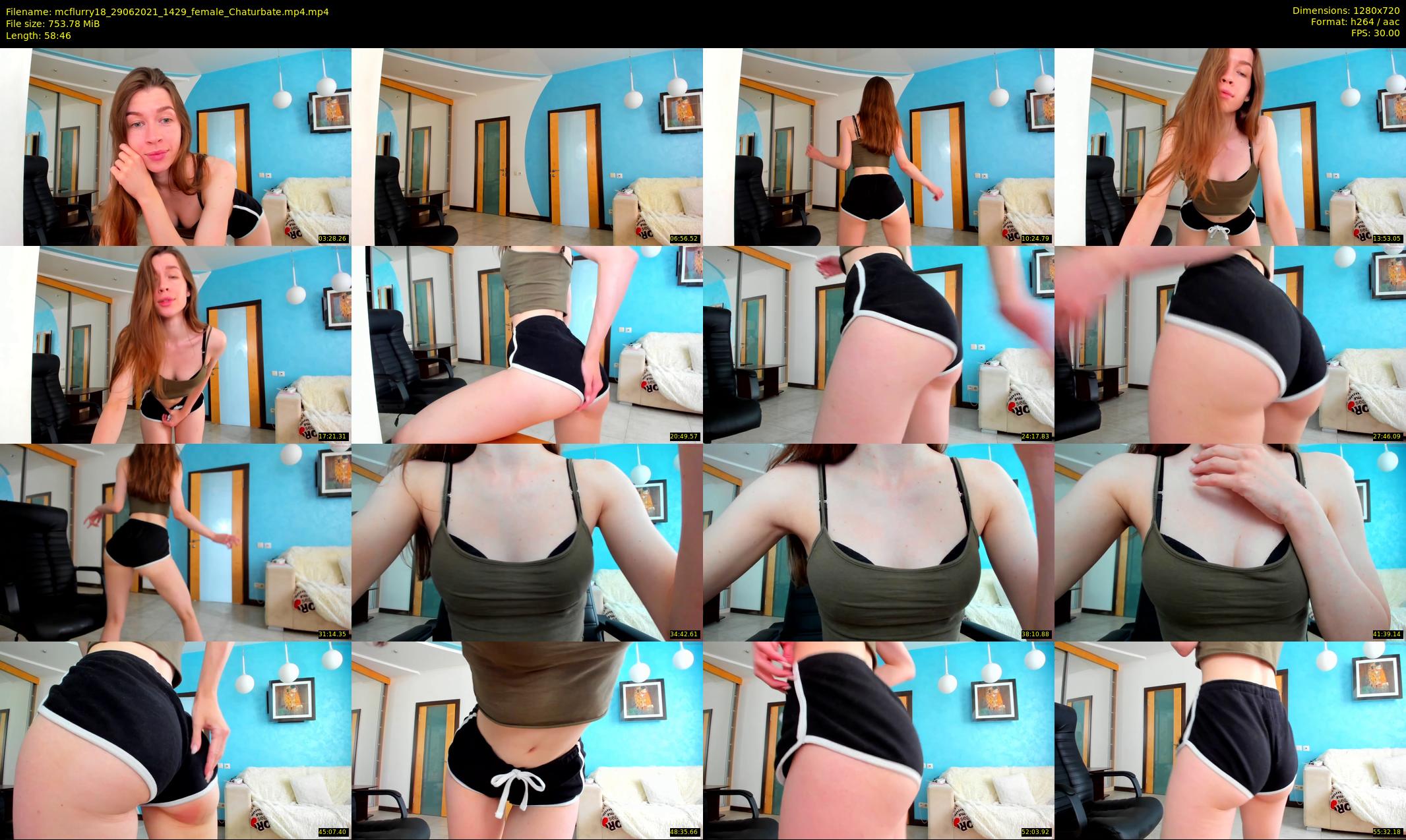 mcflurry18 — 59 minute Chaturbate female cam show recording, 720p, Jun 29, 2021