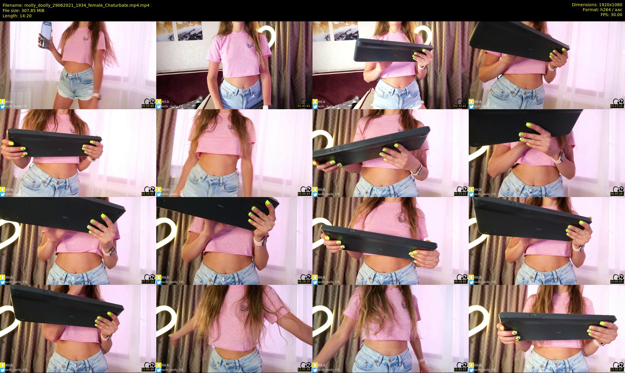 molly_doolly — 15 minute Chaturbate female cam show recording, 1080p, Jun 29, 2021