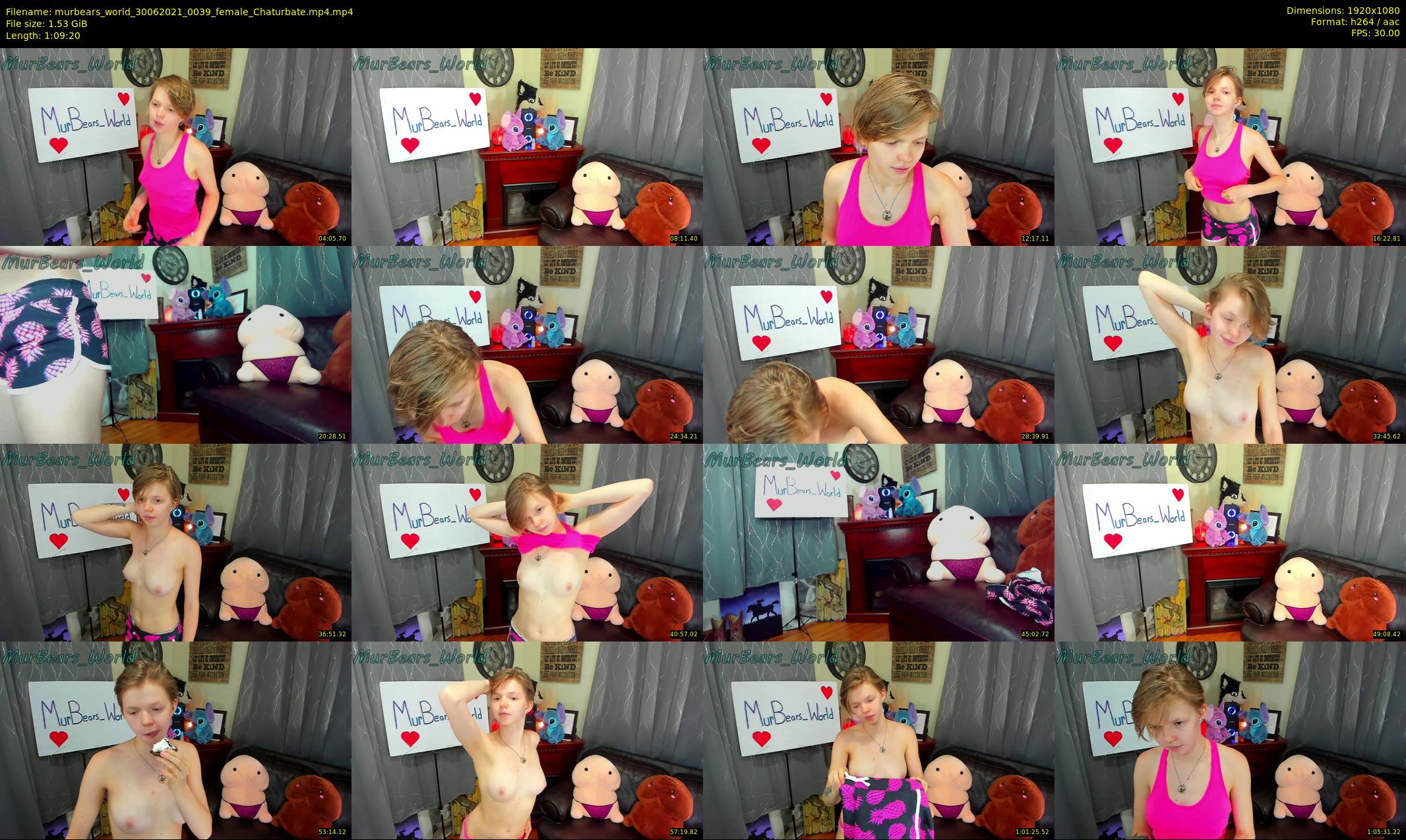 murbears_world — 70 minute Chaturbate female cam show recording, 1080p, Jun 30, 2021