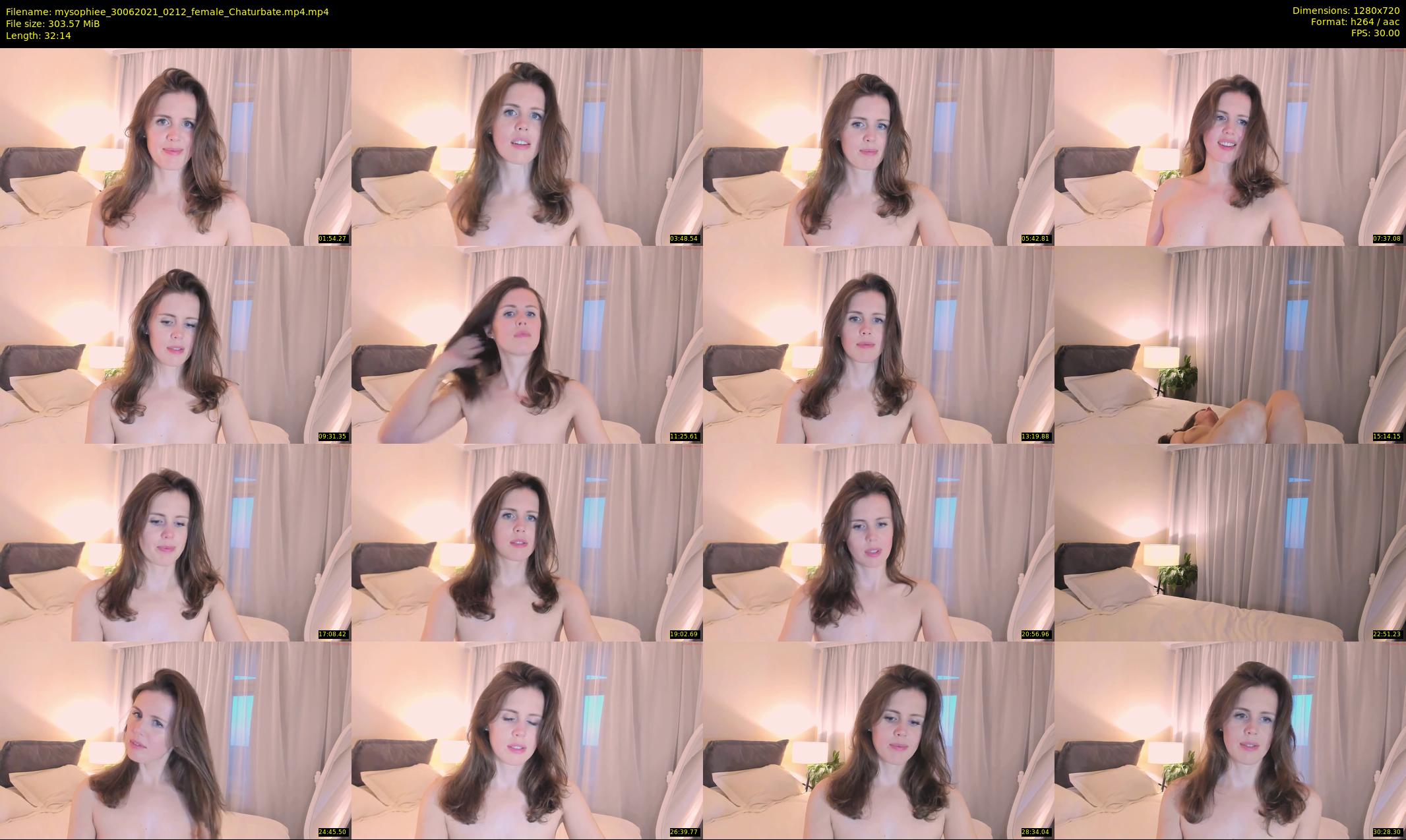 mysophiee — 33 minute Chaturbate female cam show recording, 720p, Jun 30, 2021