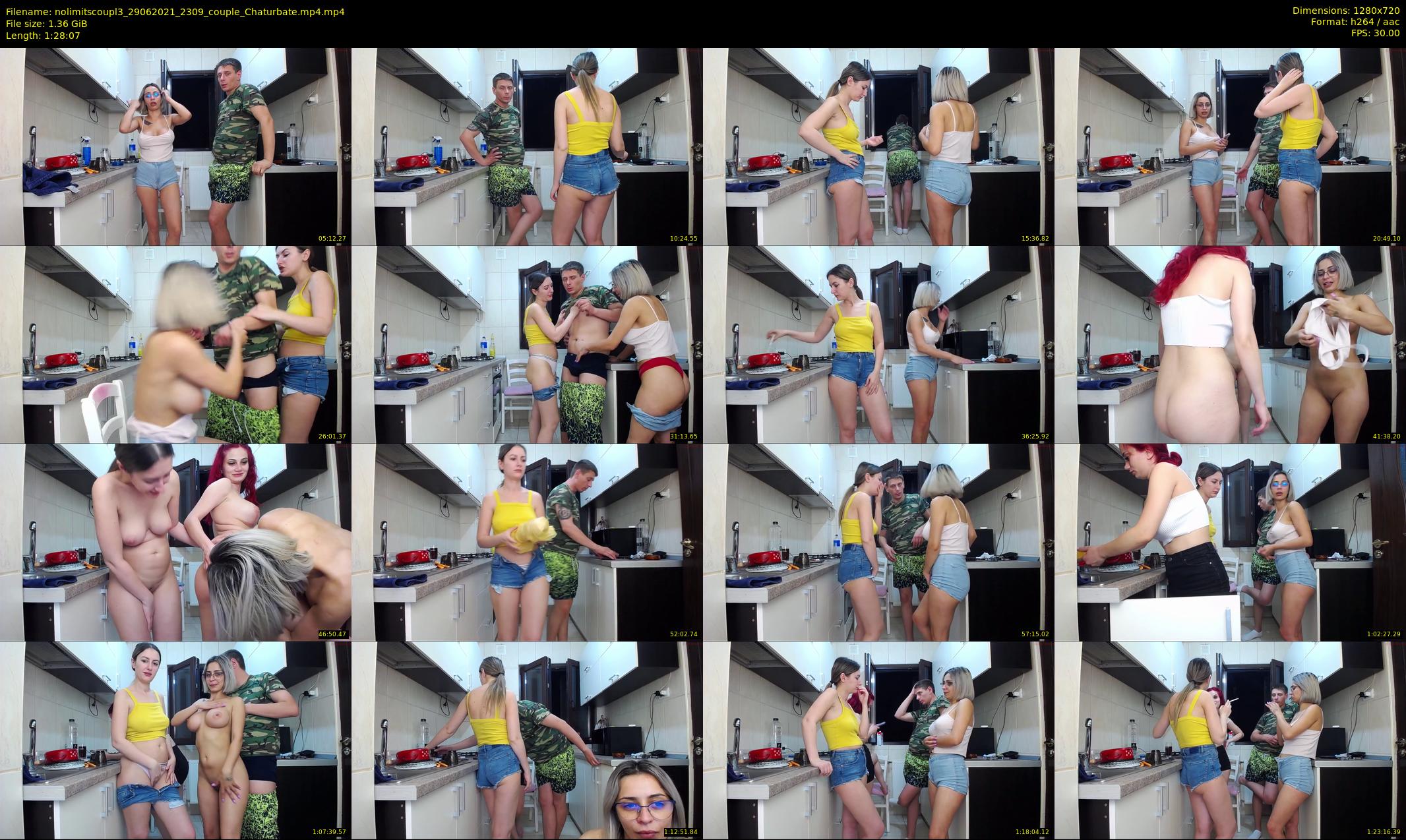 nolimitscoupl3 — 89 minute Chaturbate couple cam show recording, 720p, Jun 29, 2021
