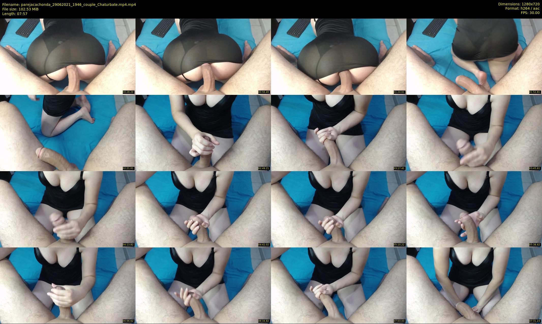 parejacachonda — 8 minute Chaturbate couple cam show recording, 720p, Jun 29, 2021