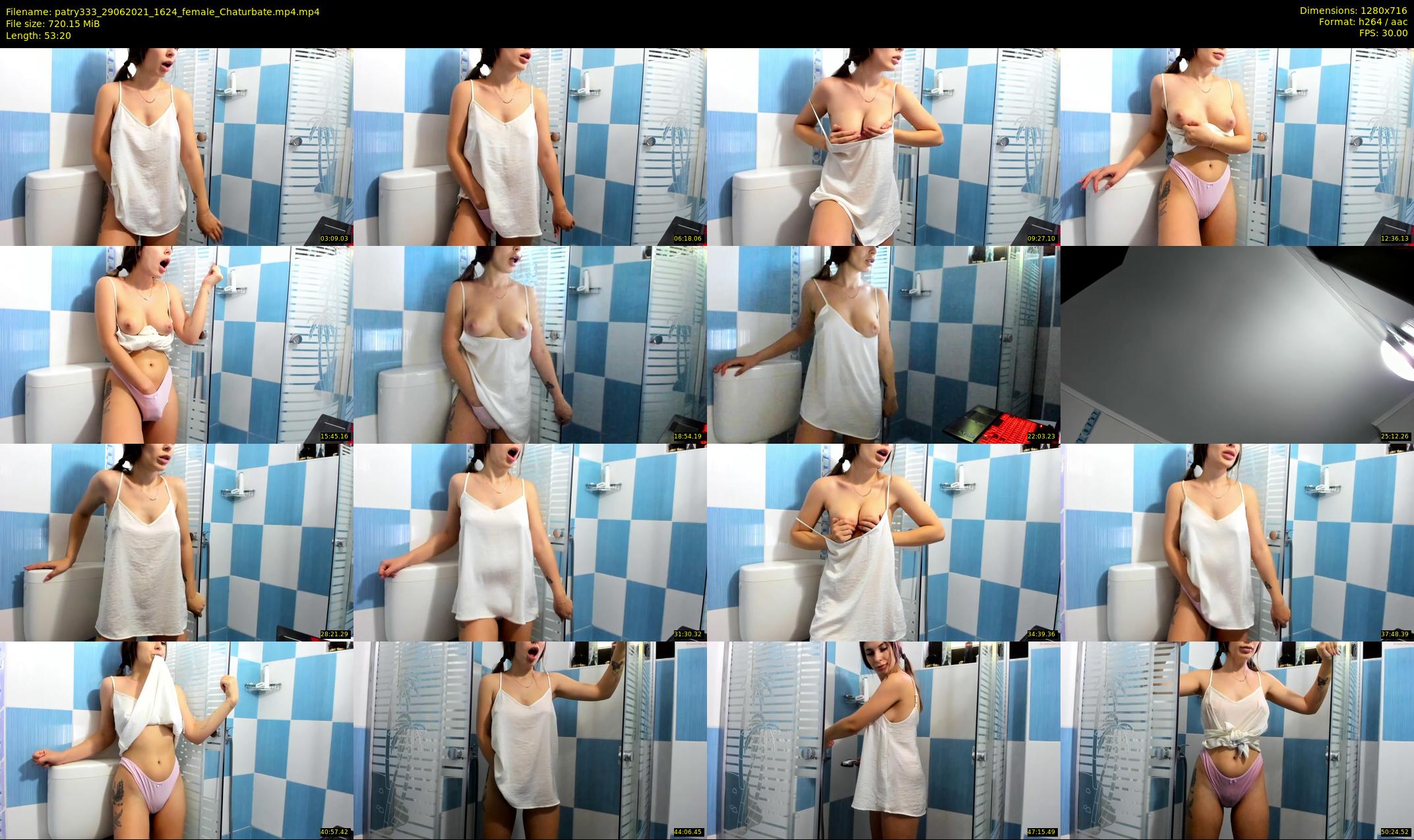 patry333 — 54 minute Chaturbate female cam show recording, 720p, Jun 29, 2021