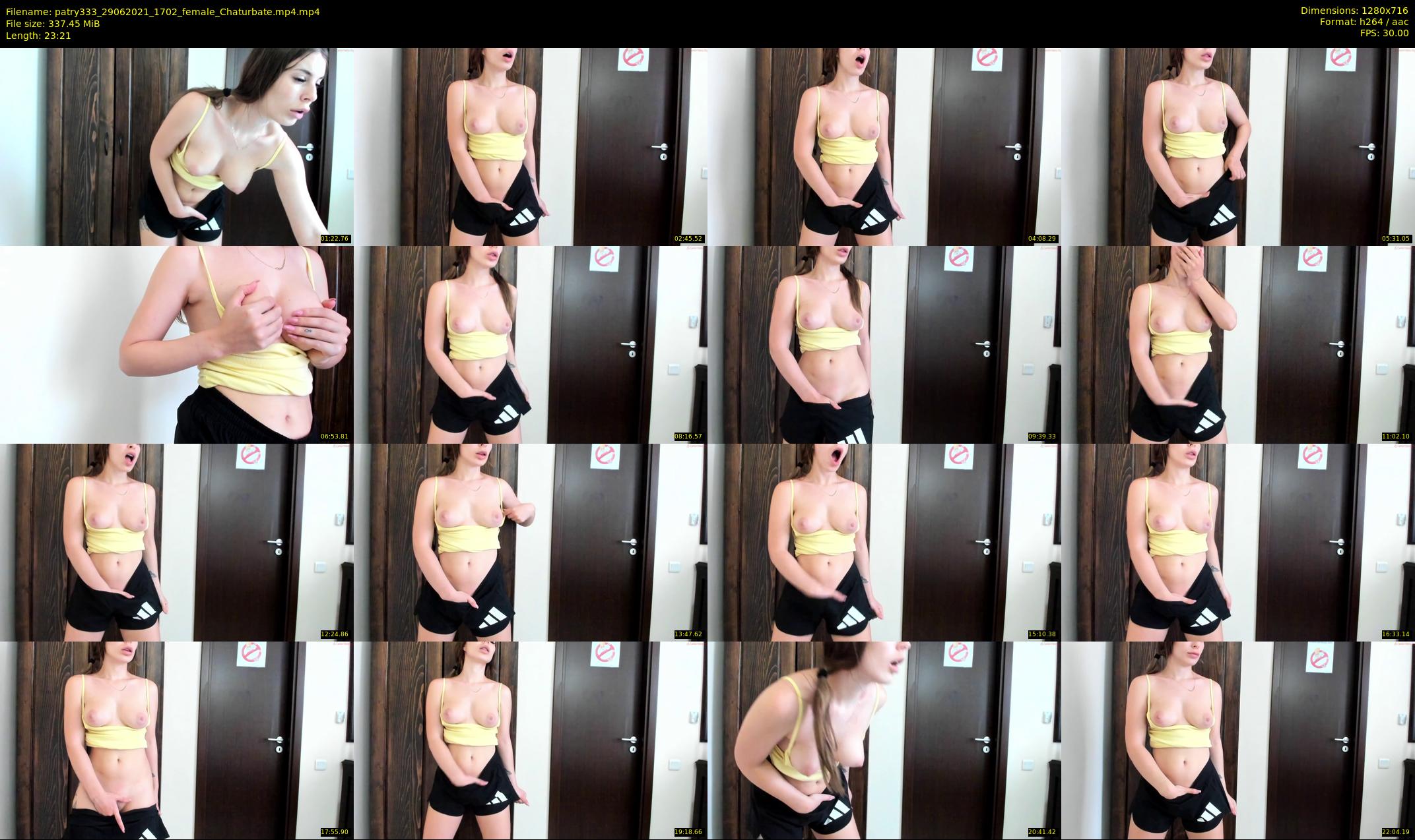 patry333 — 24 minute Chaturbate female cam show recording, 720p, Jun 29, 2021
