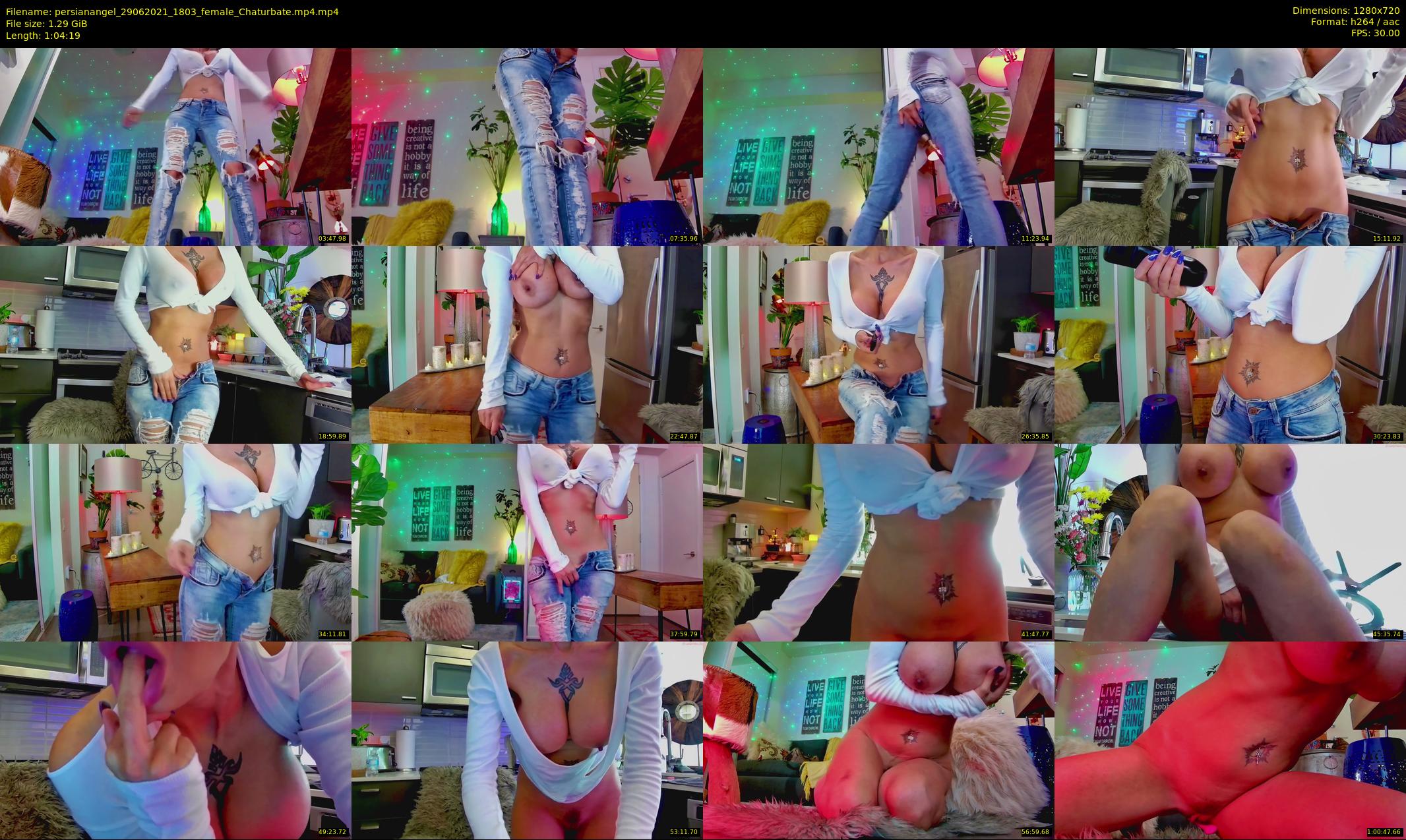 persianangel — 65 minute Chaturbate female cam show recording, 720p, Jun 29, 2021