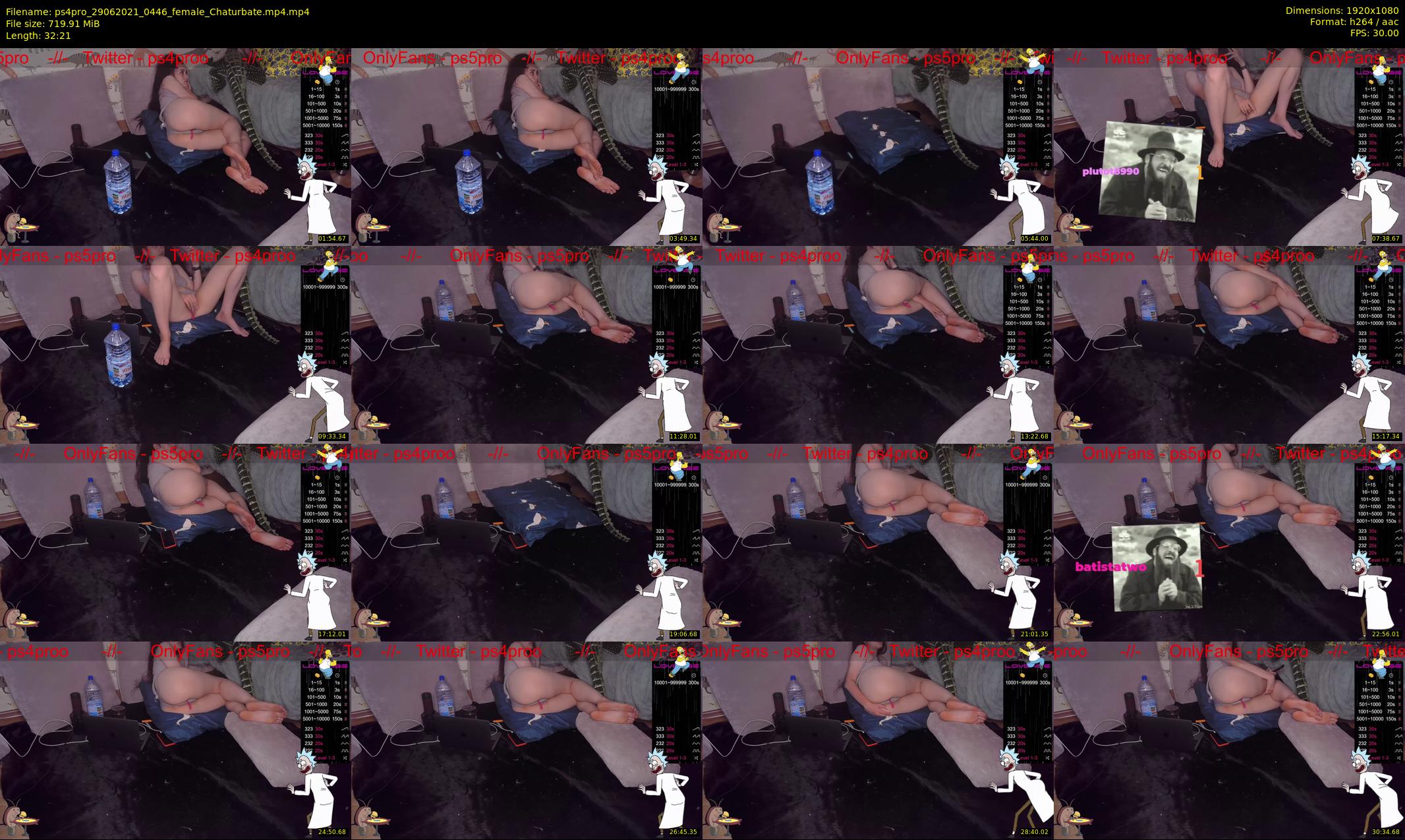 ps4pro — 33 minute Chaturbate female cam show recording, 1080p, Jun 29, 2021
