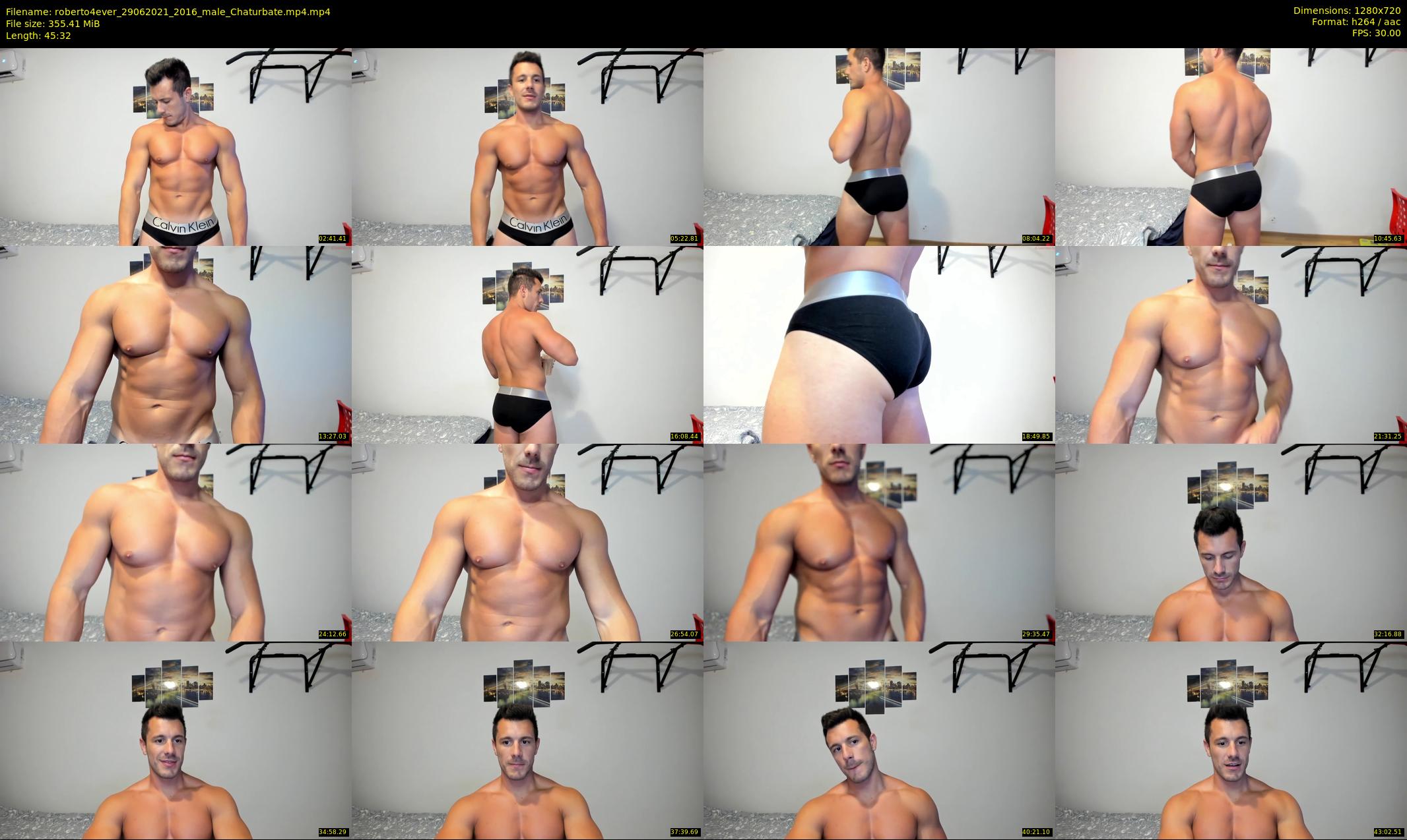 roberto4ever — 46 minute Chaturbate male cam show recording, 720p, Jun 29, 2021
