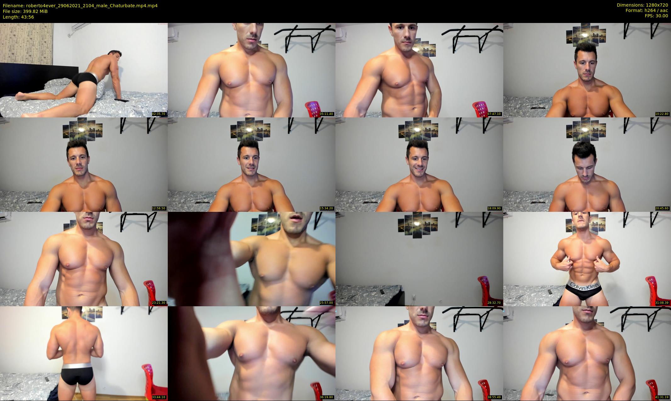 roberto4ever — 44 minute Chaturbate male cam show recording, 720p, Jun 29, 2021