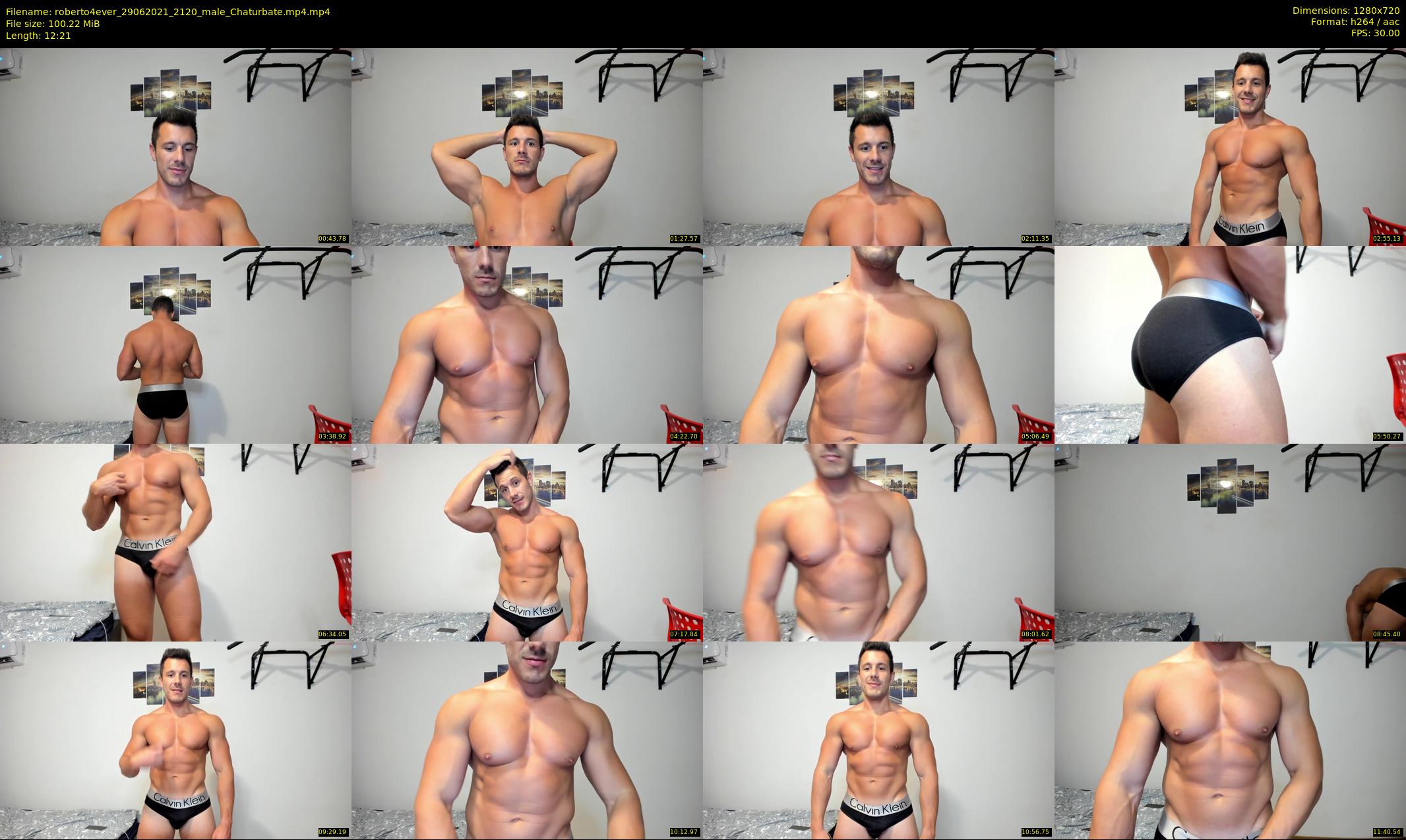 roberto4ever — 13 minute Chaturbate male cam show recording, 720p, Jun 29, 2021