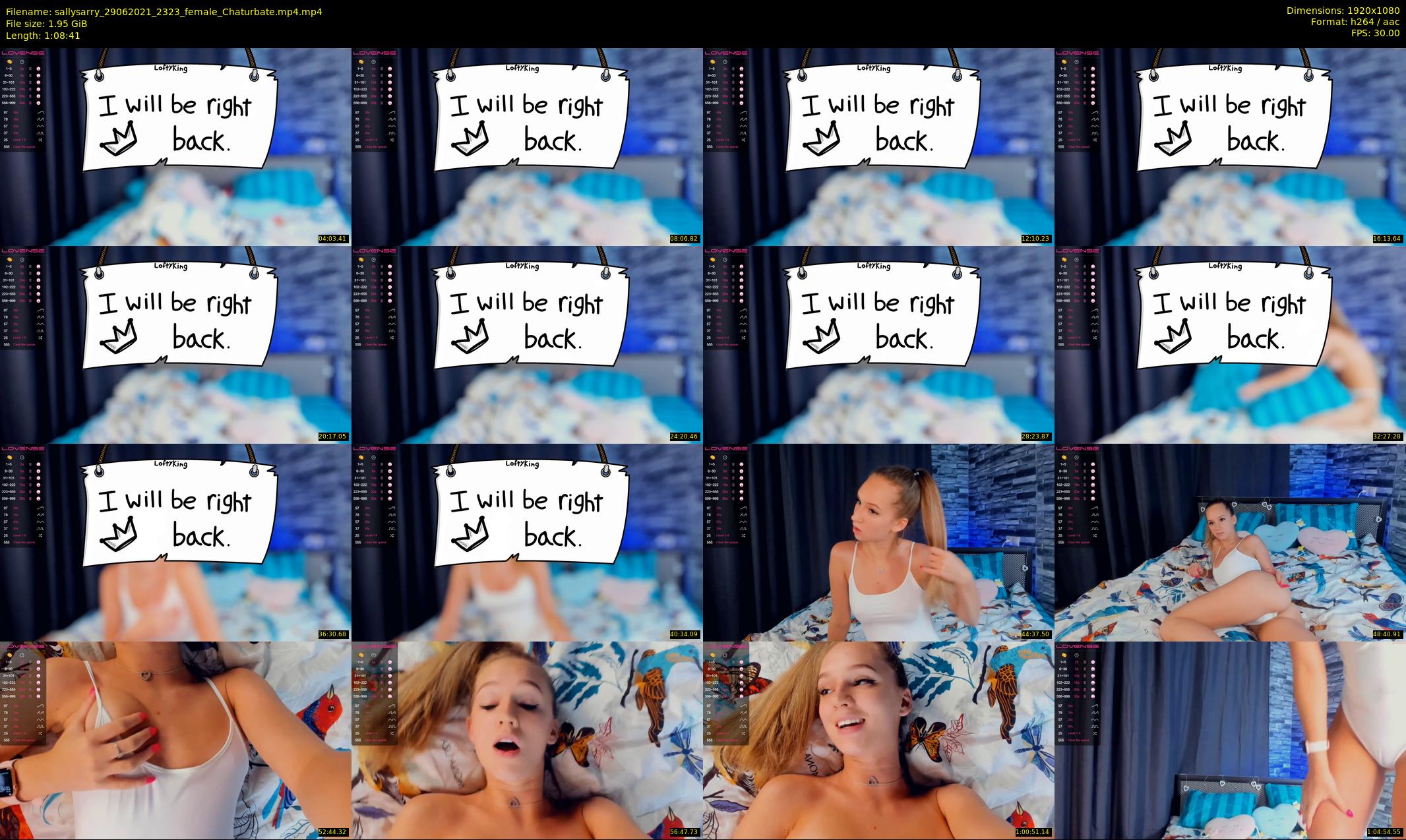 sallysarry — 69 minute Chaturbate couple cam show recording, 1080p, Jun 29, 2021