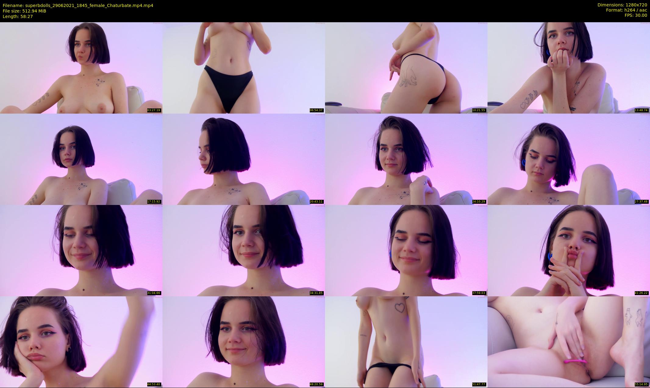 superbdolls — 59 minute Chaturbate couple cam show recording, 720p, Jun 29, 2021