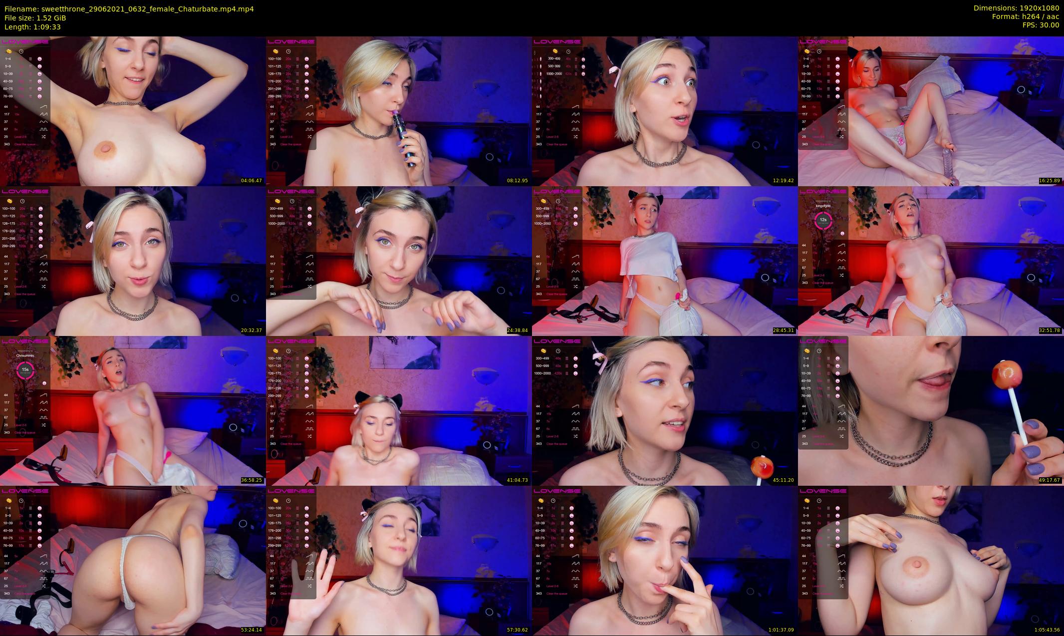 sweetthrone — 70 minute Chaturbate couple cam show recording, 1080p, Jun 29, 2021