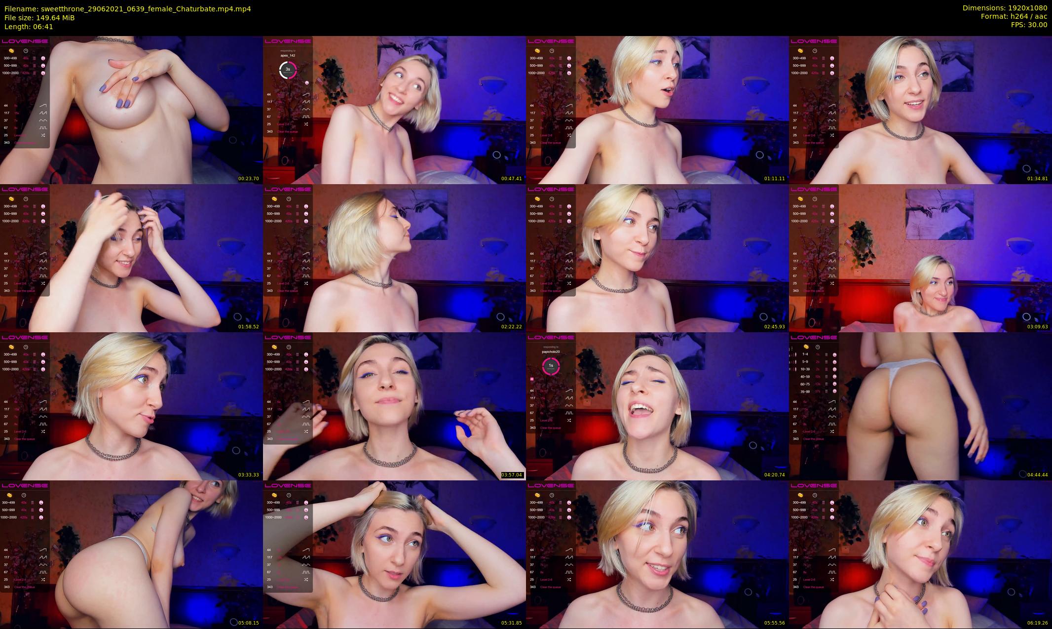sweetthrone — 7 minute Chaturbate couple cam show recording, 1080p, Jun 29, 2021