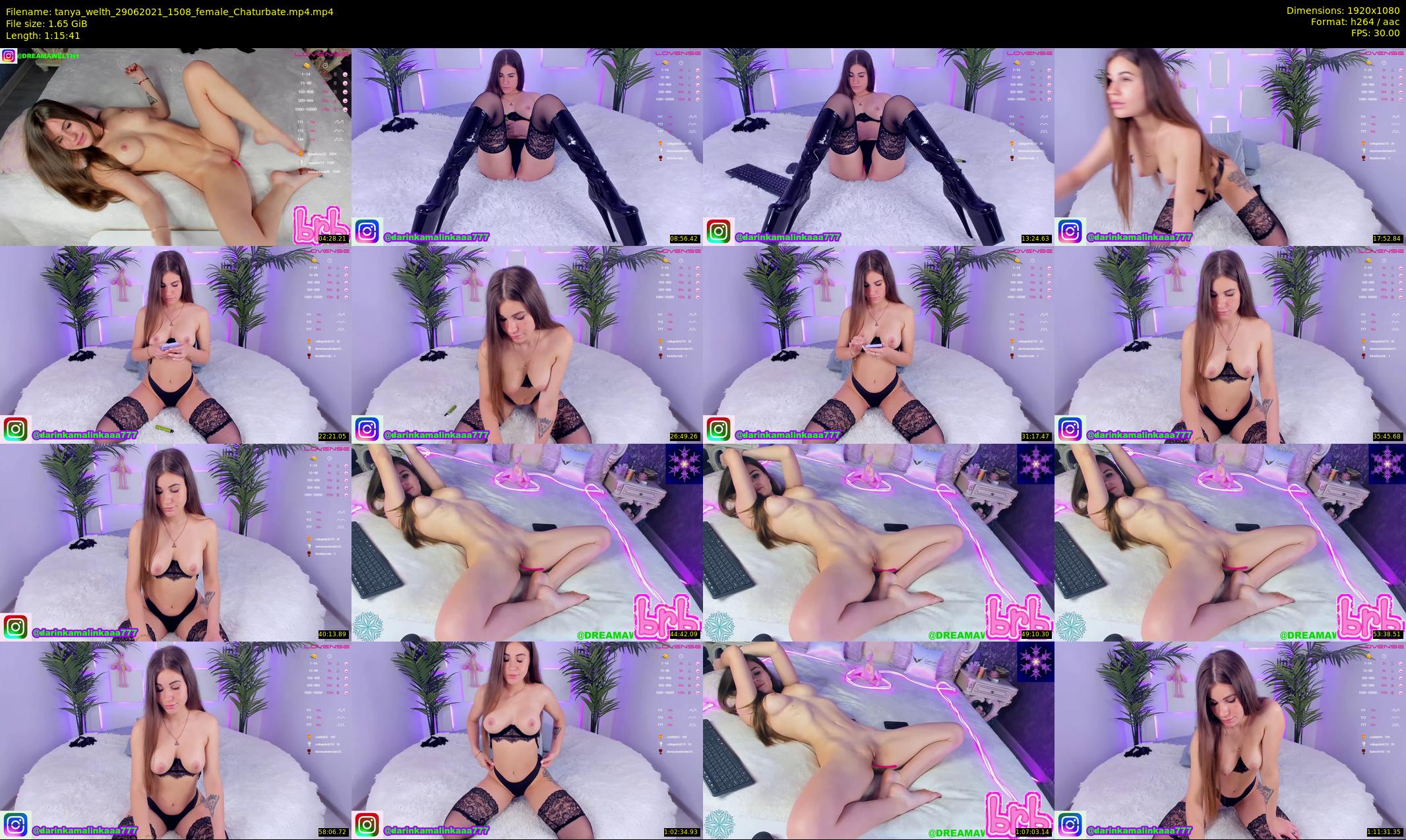 tanya_welth — 76 minute Chaturbate female cam show recording, 1080p, Jun 29, 2021