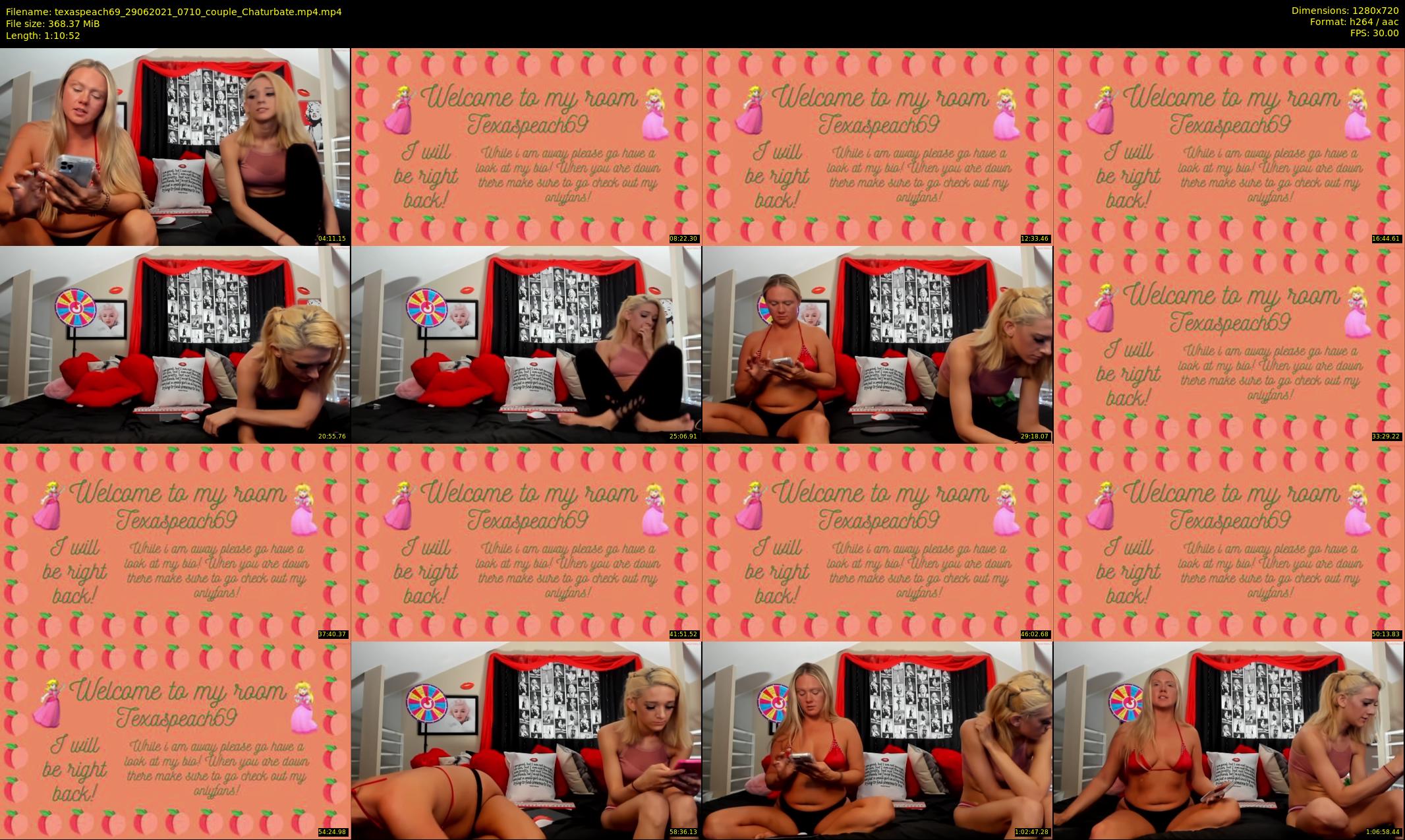 texaspeach69 — 71 minute Chaturbate female cam show recording, 720p, Jun 29, 2021