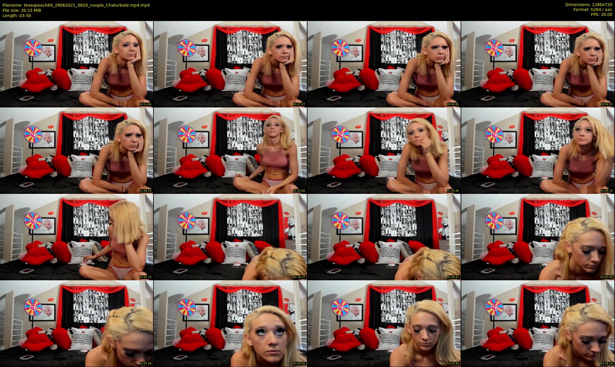 texaspeach69 — 4 minute Chaturbate female cam show recording, 720p, Jun 29, 2021