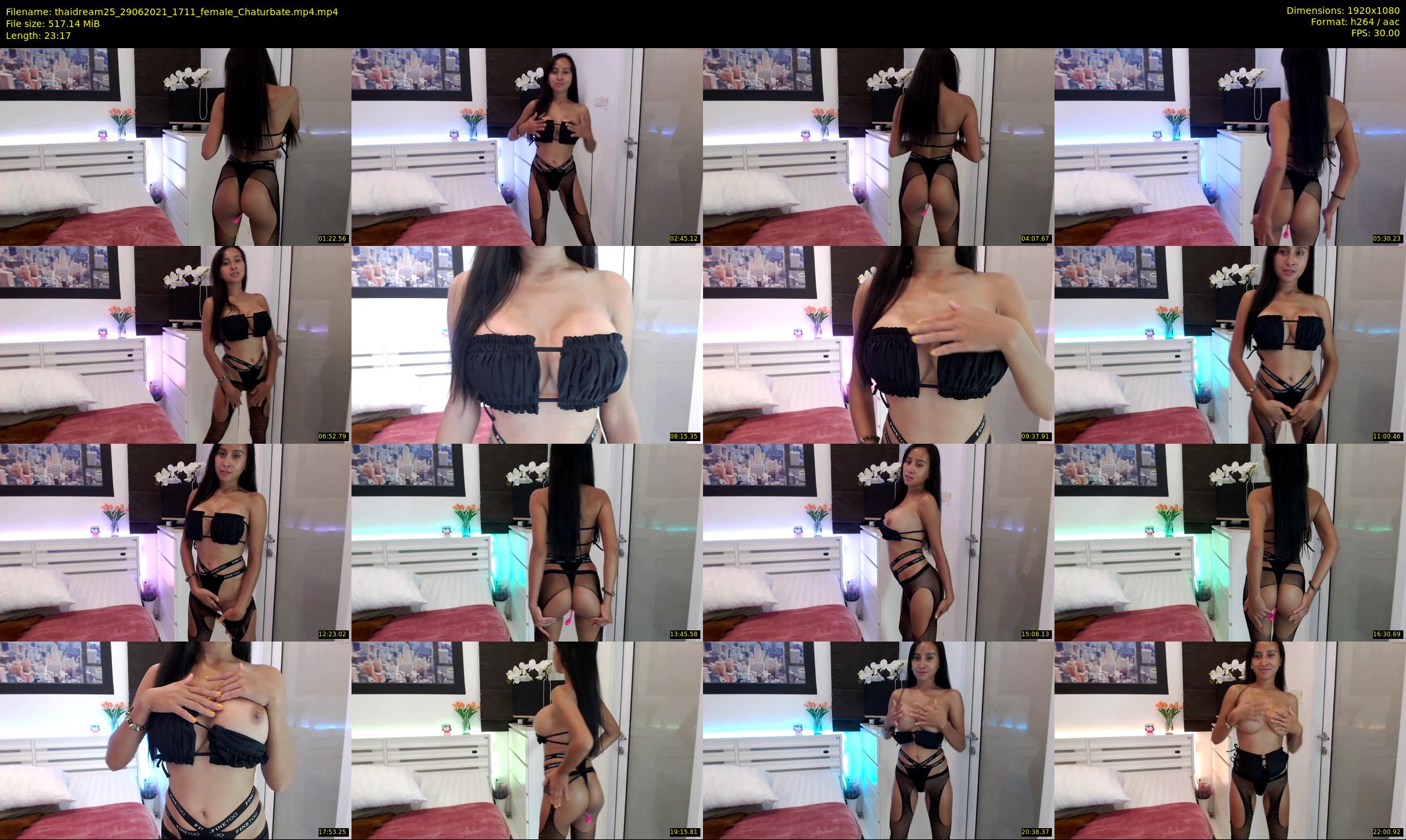 thaidream25 — 24 minute Chaturbate female cam show recording, 1080p, Jun 29, 2021