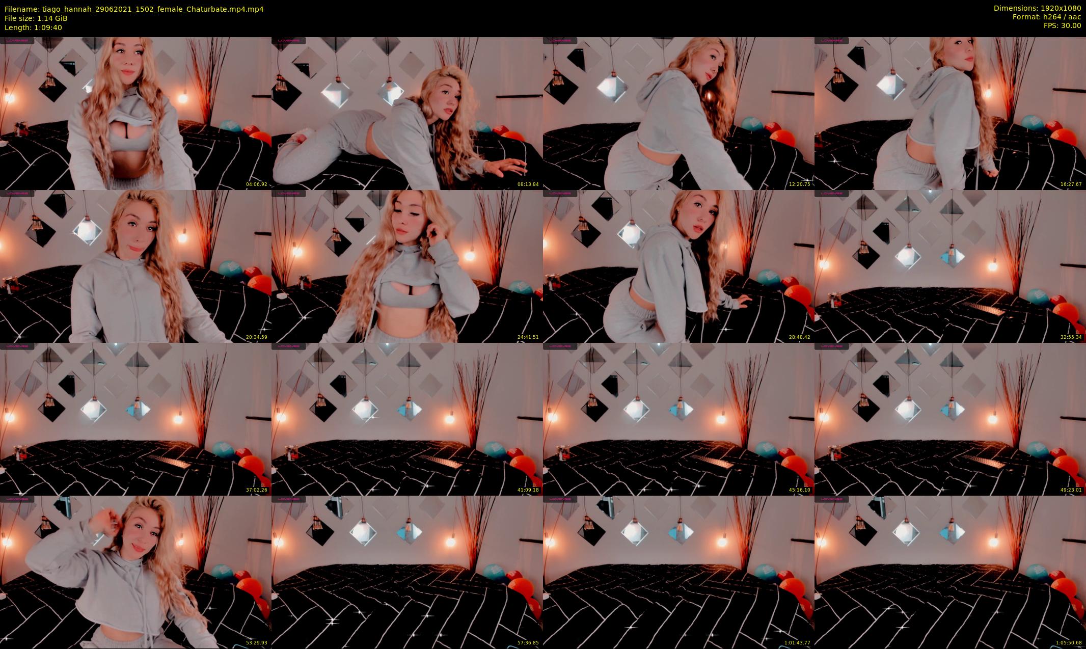 tiago_hannah — 70 minute Chaturbate couple cam show recording, 1080p, Jun 29, 2021
