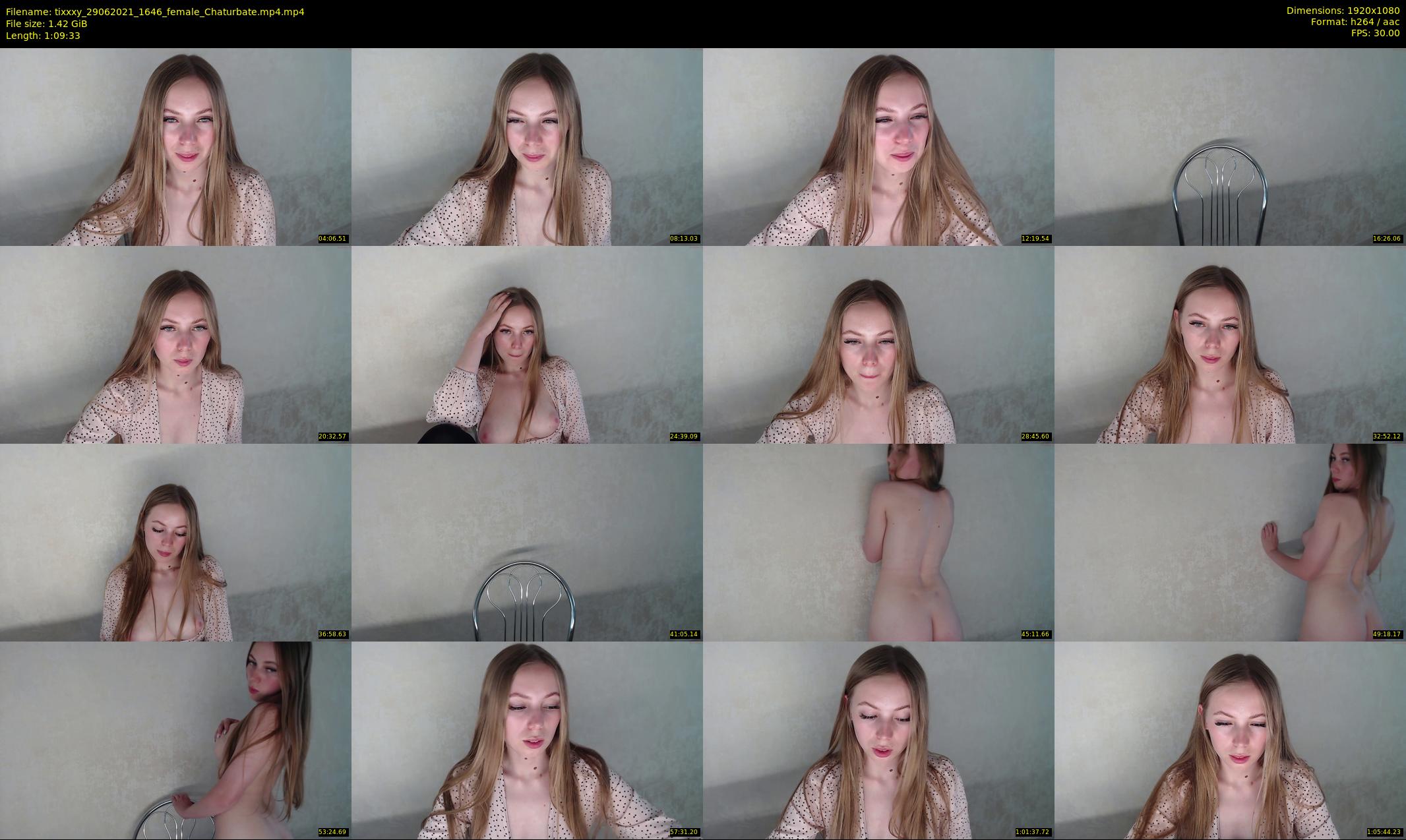 tixxxy — 70 minute Chaturbate female cam show recording, 1080p, Jun 29, 2021