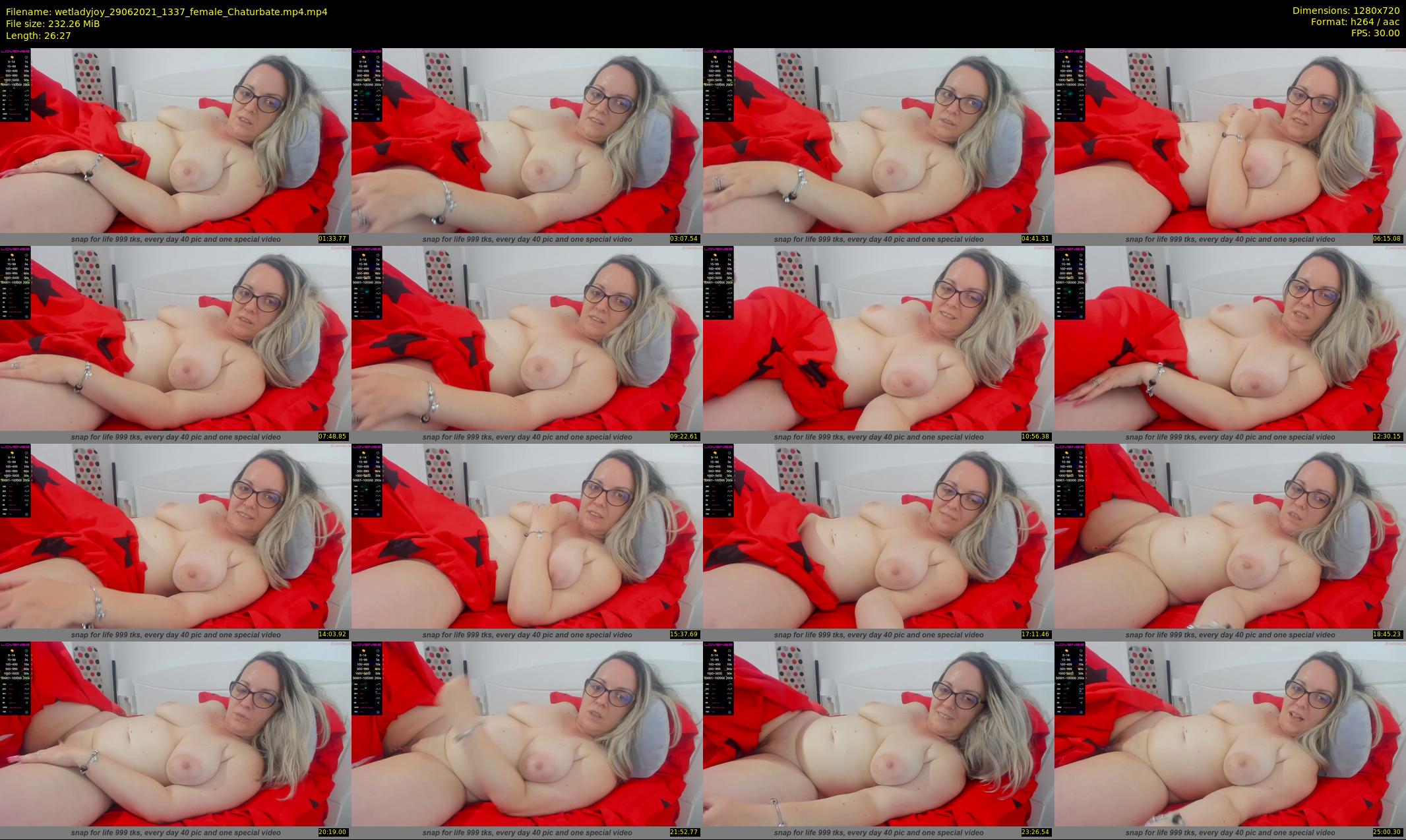 wetladyjoy — 27 minute Chaturbate female cam show recording, 720p, Jun 29, 2021