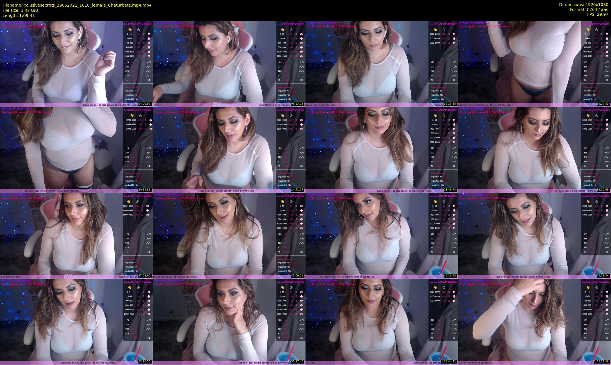 xclusivesecrets — 70 minute Chaturbate female cam show recording, 1080p, Jun 29, 2021