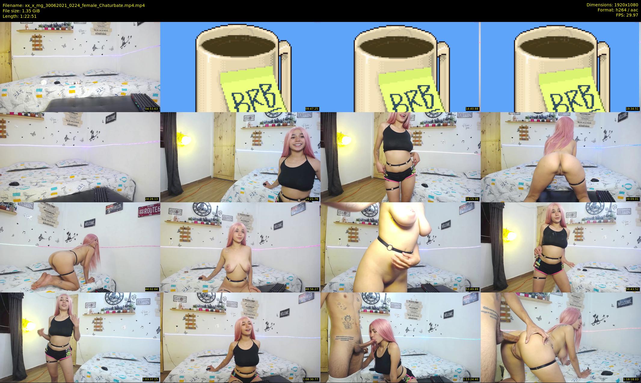 xx_x_mg — 83 minute Chaturbate couple cam show recording, 1080p, Jun 30, 2021