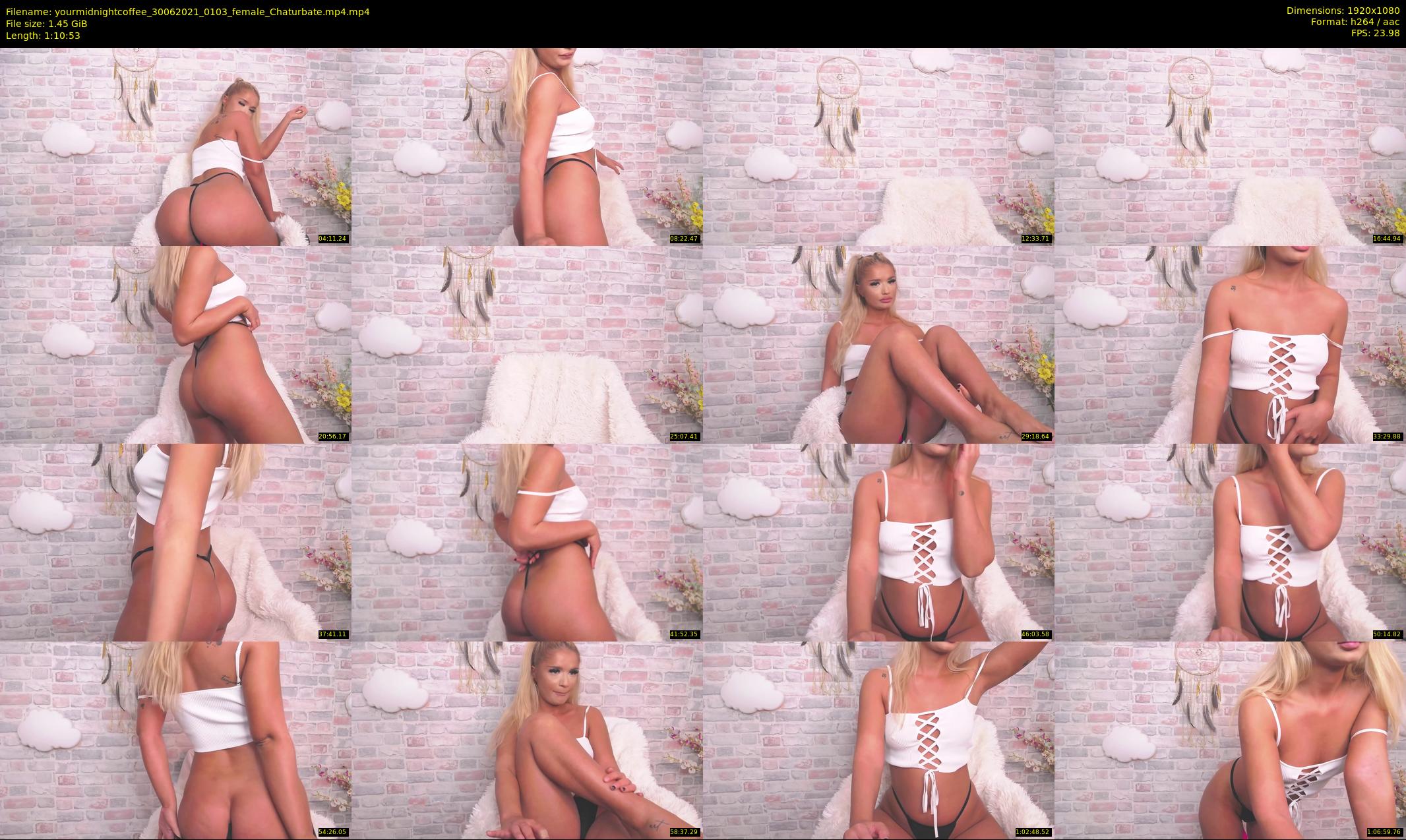 yourmidnightcoffee — 71 minute Chaturbate female cam show recording, 1080p, Jun 30, 2021
