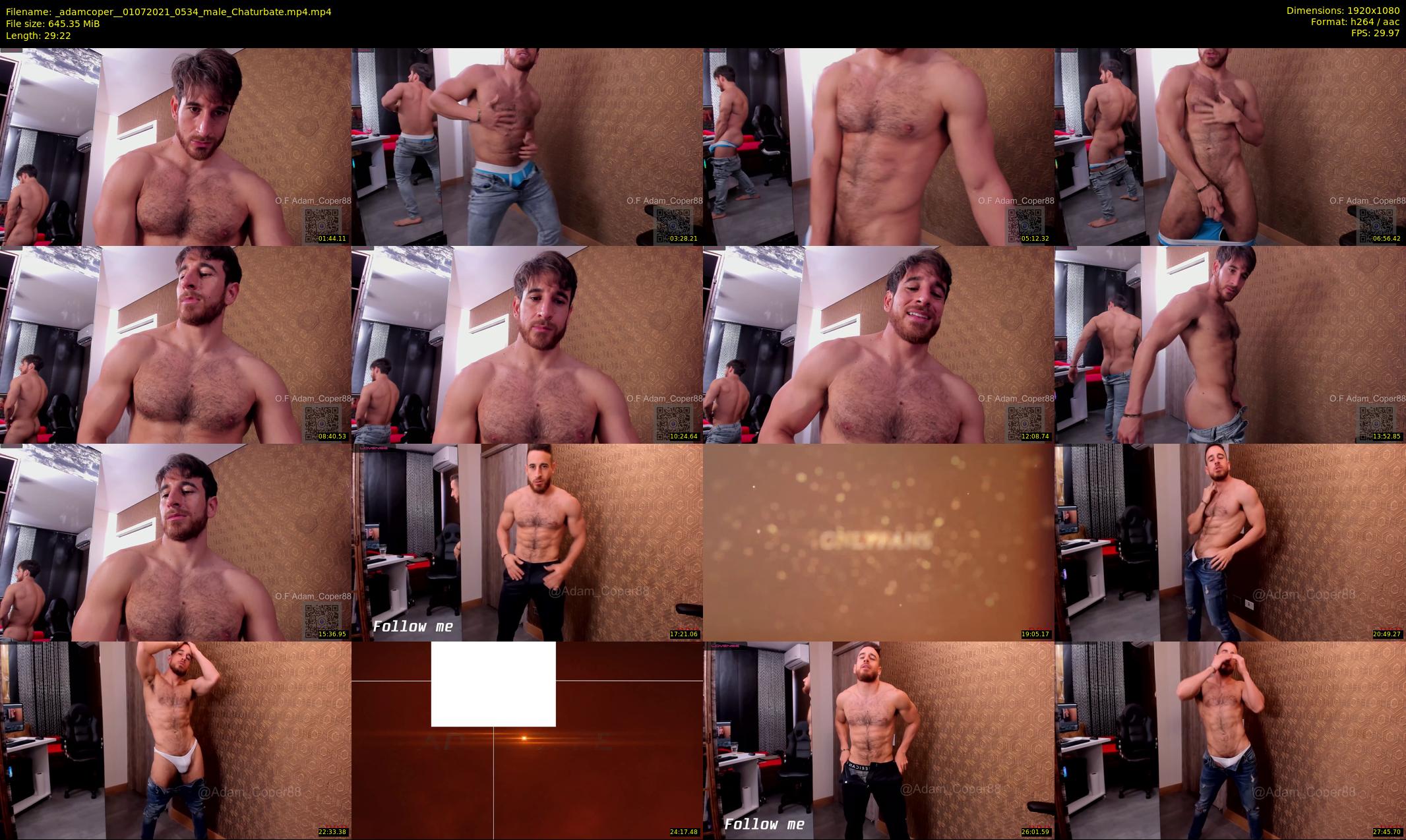 _adamcoper_ — 30 minute Chaturbate male cam show recording, 1080p, Jul 1, 2021