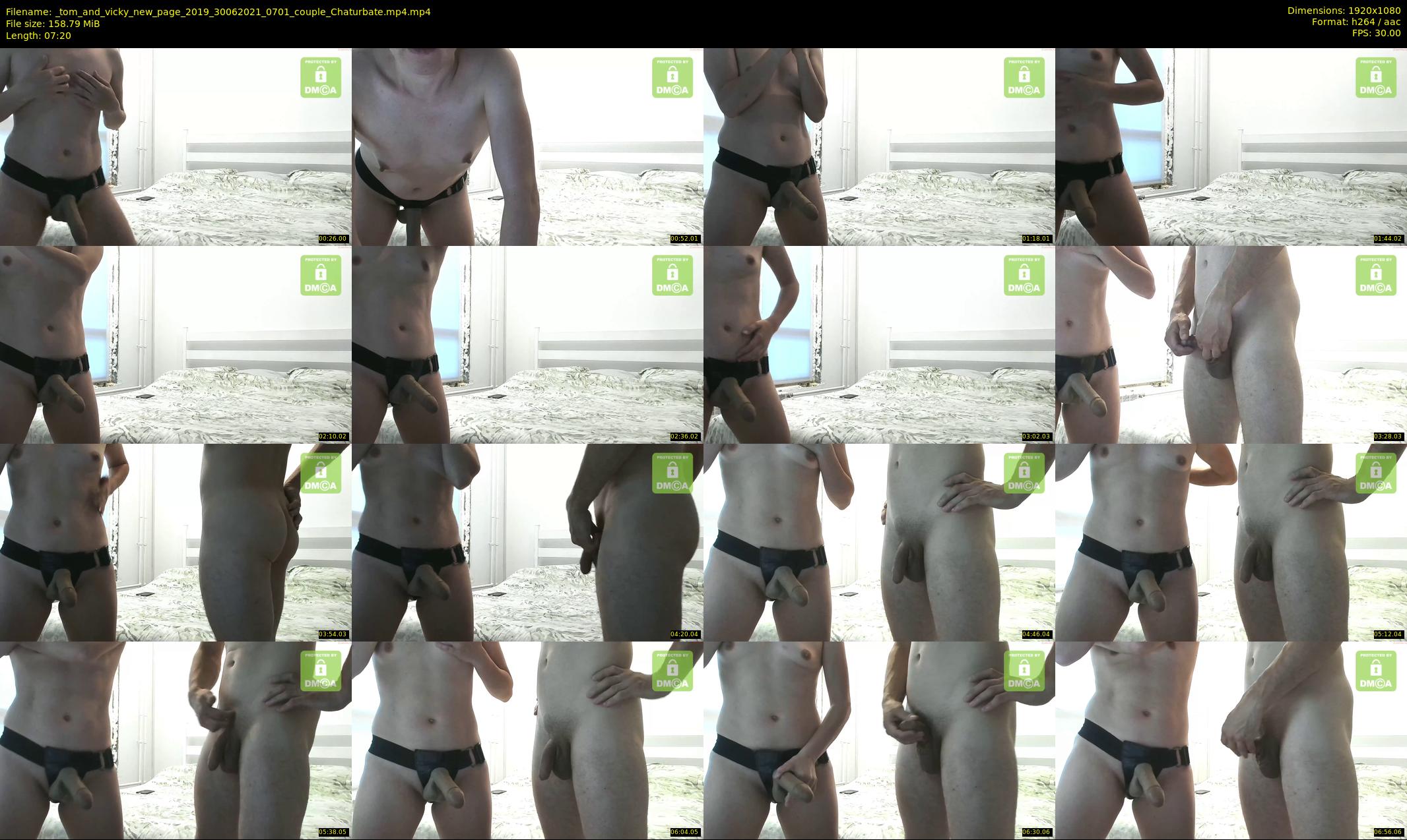 _tom_and_vicky_new_page_2019 — 8 minute Chaturbate couple cam show recording, 1080p, Jun 30, 2021