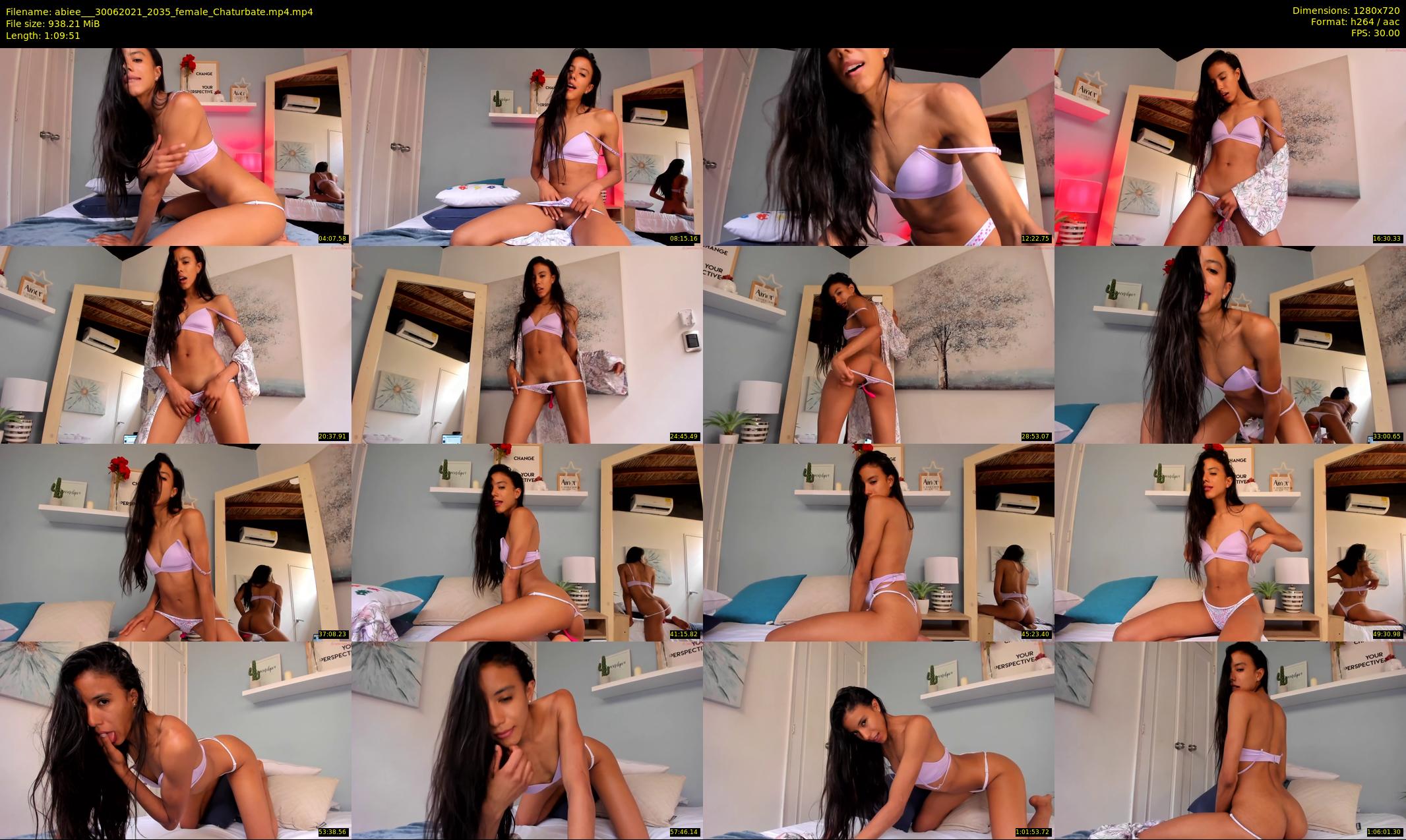 abiee__ — 70 minute Chaturbate female cam show recording, 720p, Jun 30, 2021