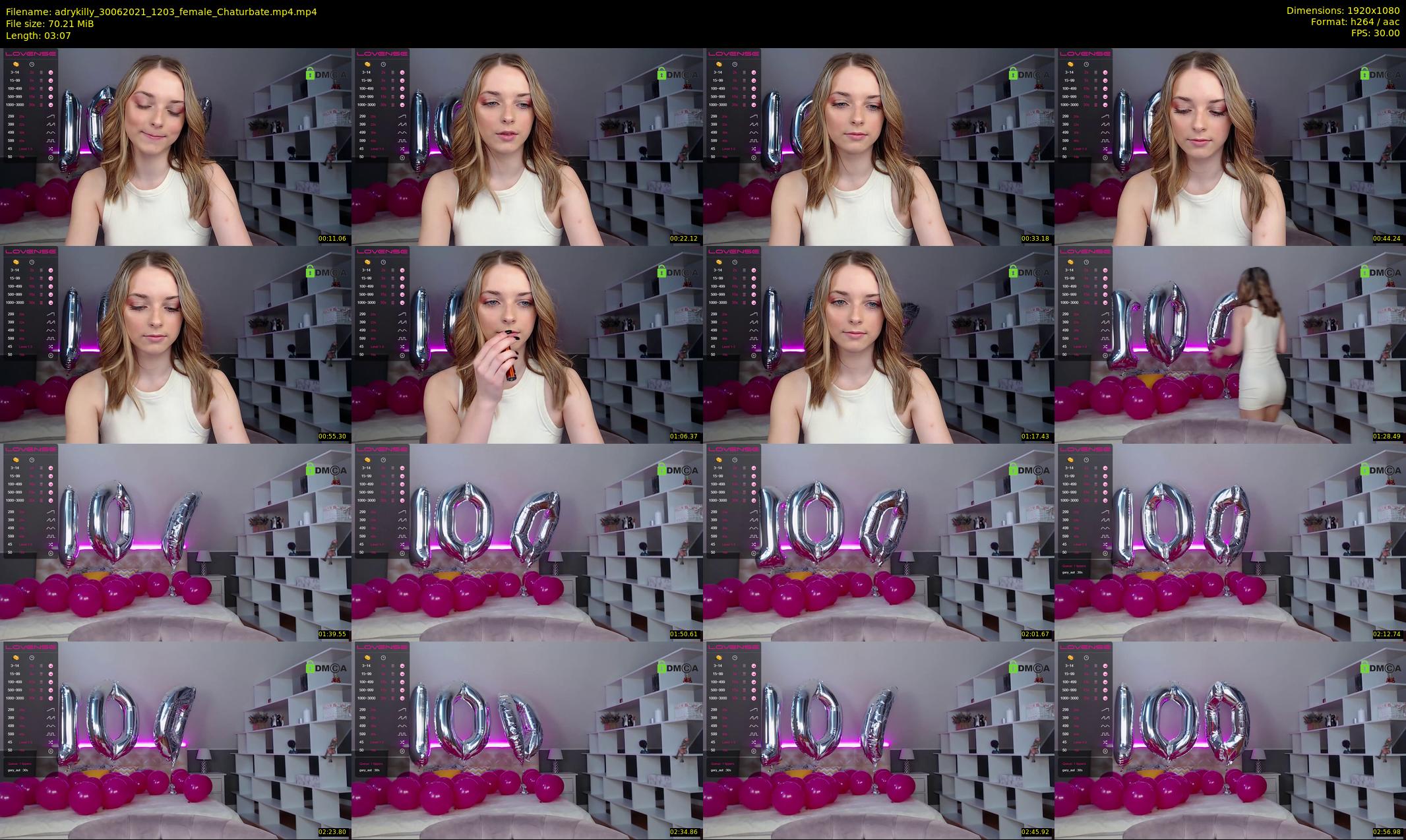 adrykilly — 4 minute Chaturbate female cam show recording, 1080p, Jun 30, 2021