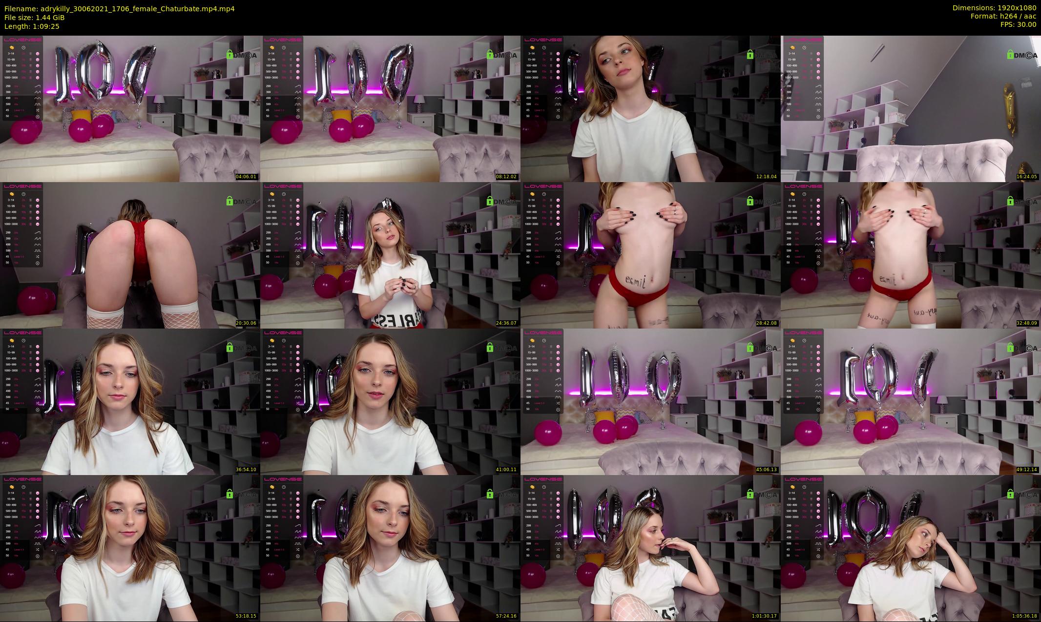 adrykilly — 70 minute Chaturbate female cam show recording, 1080p, Jun 30, 2021