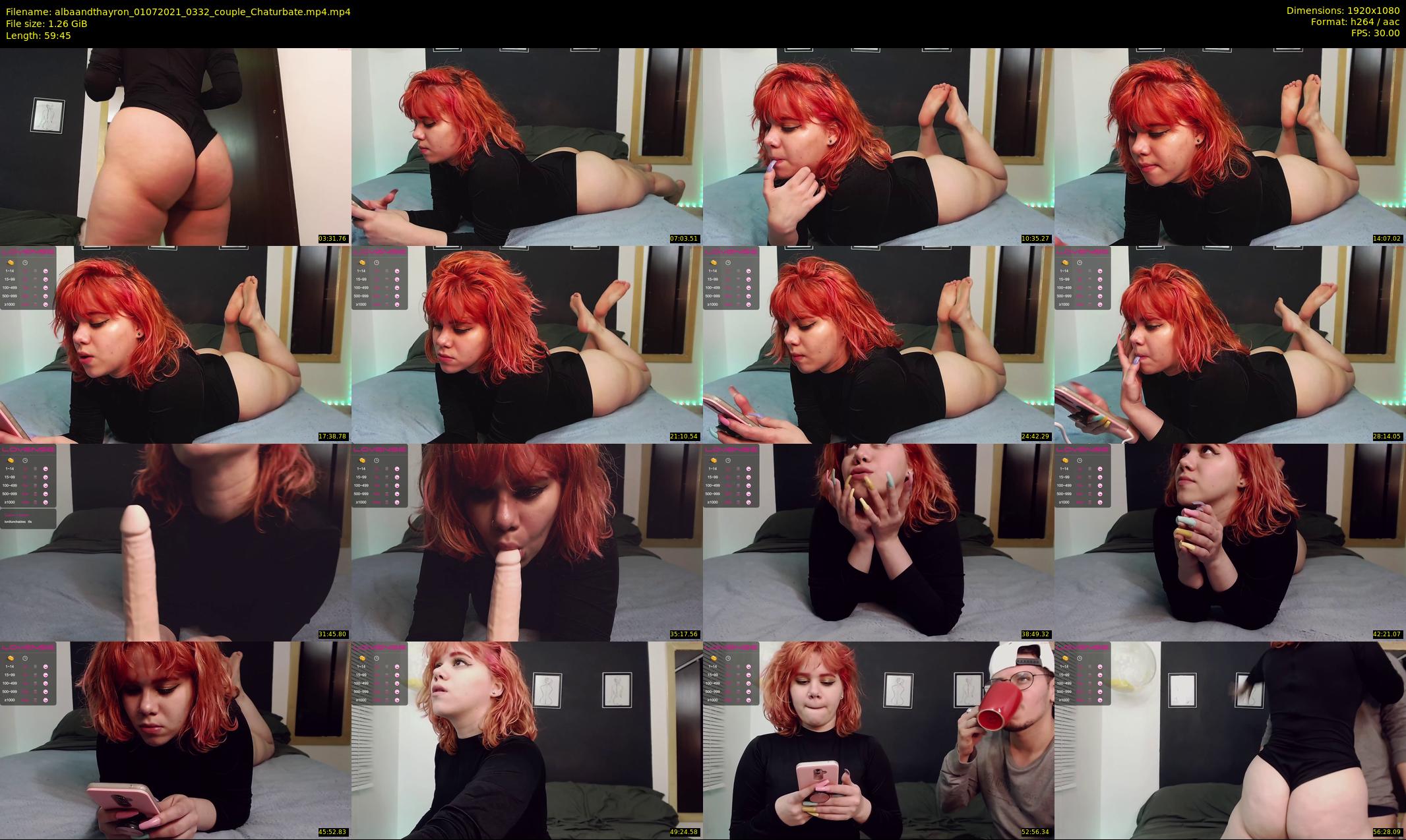albaandthayron — 60 minute Chaturbate couple cam show recording, 1080p, Jul 1, 2021