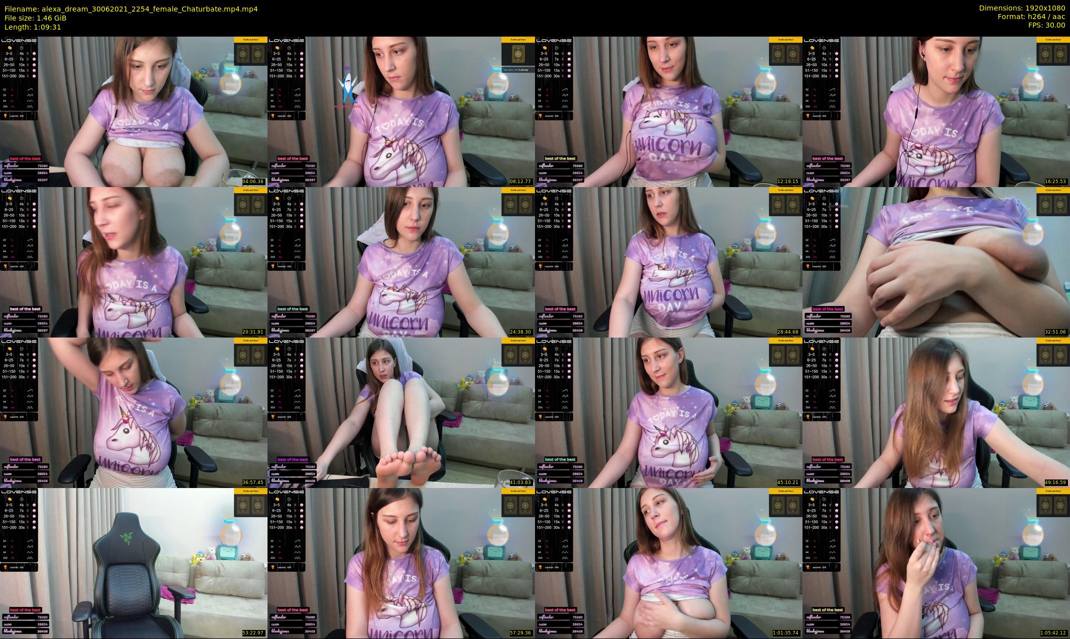 alexa_dream — 70 minute Chaturbate female cam show recording, 1080p, Jun 30, 2021