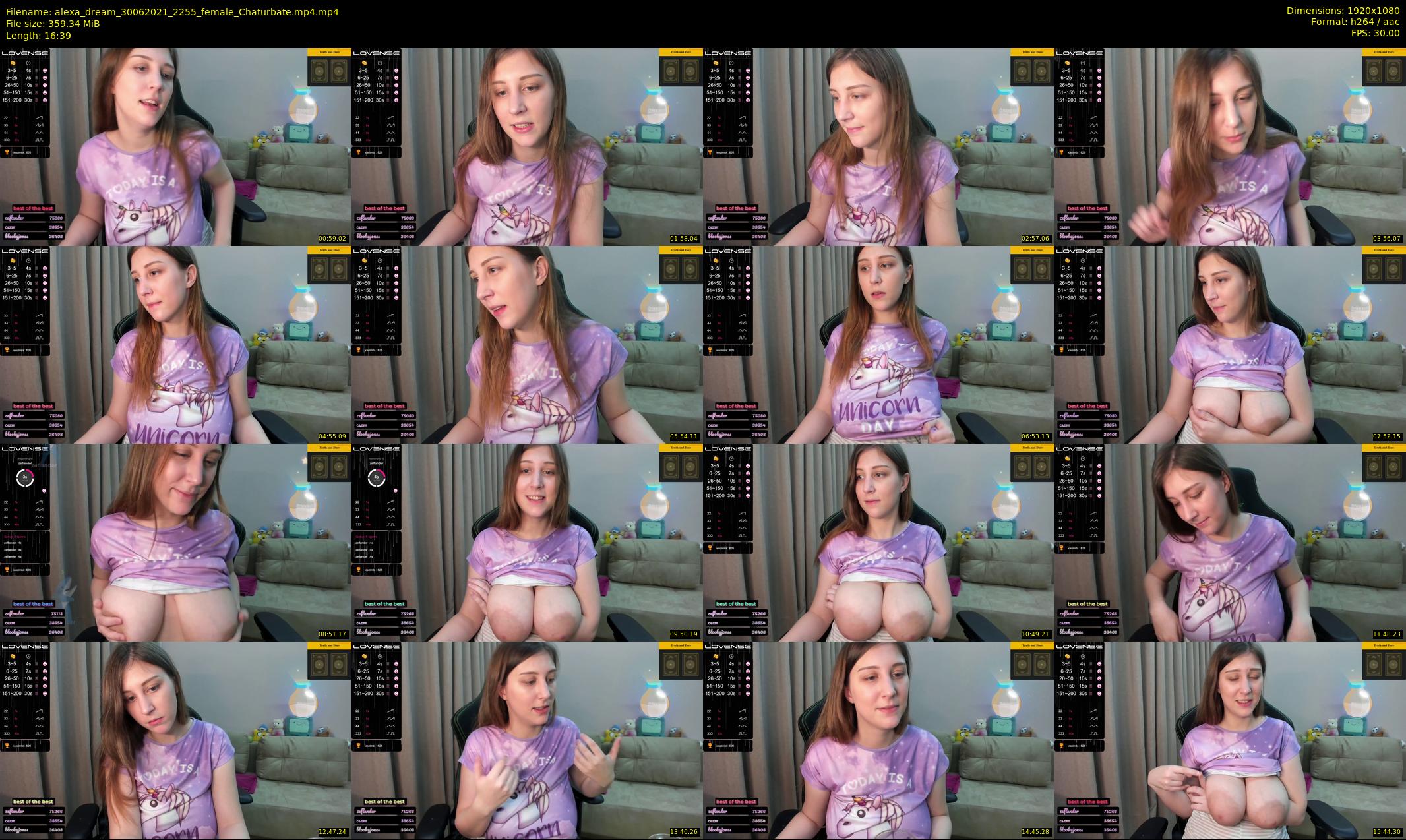 alexa_dream — 17 minute Chaturbate female cam show recording, 1080p, Jun 30, 2021