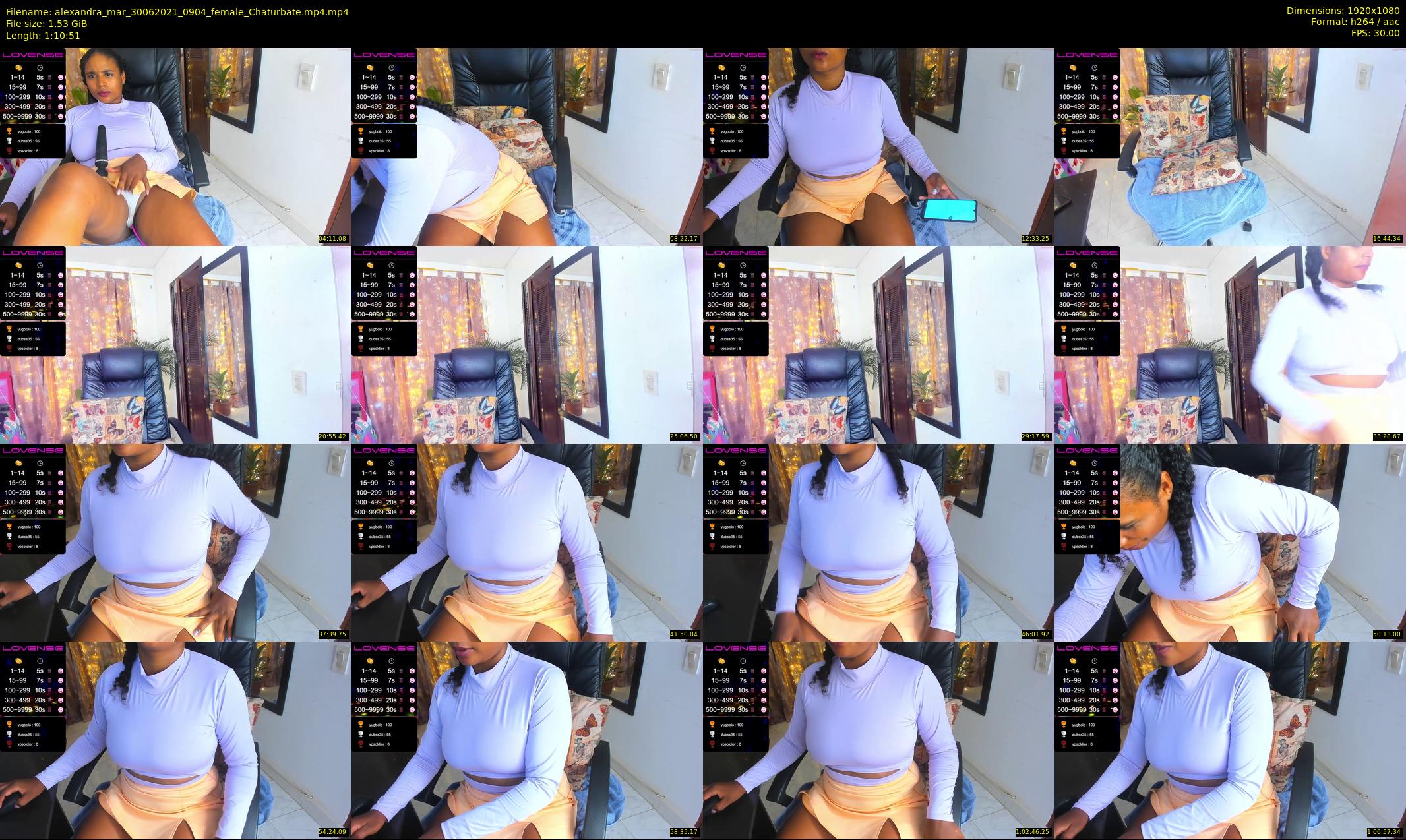 alexandra_mar — 71 minute Chaturbate female cam show recording, 1080p, Jun 30, 2021