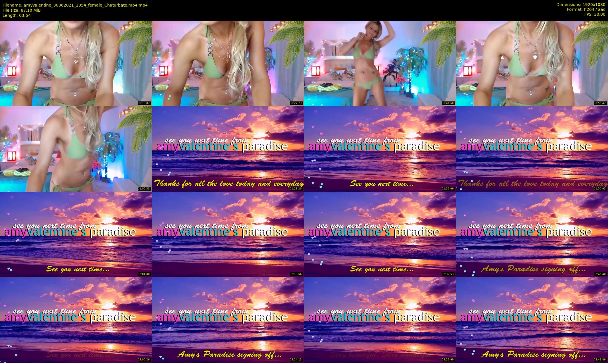 amyvalentine — 4 minute Chaturbate female cam show recording, 1080p, Jun 30, 2021